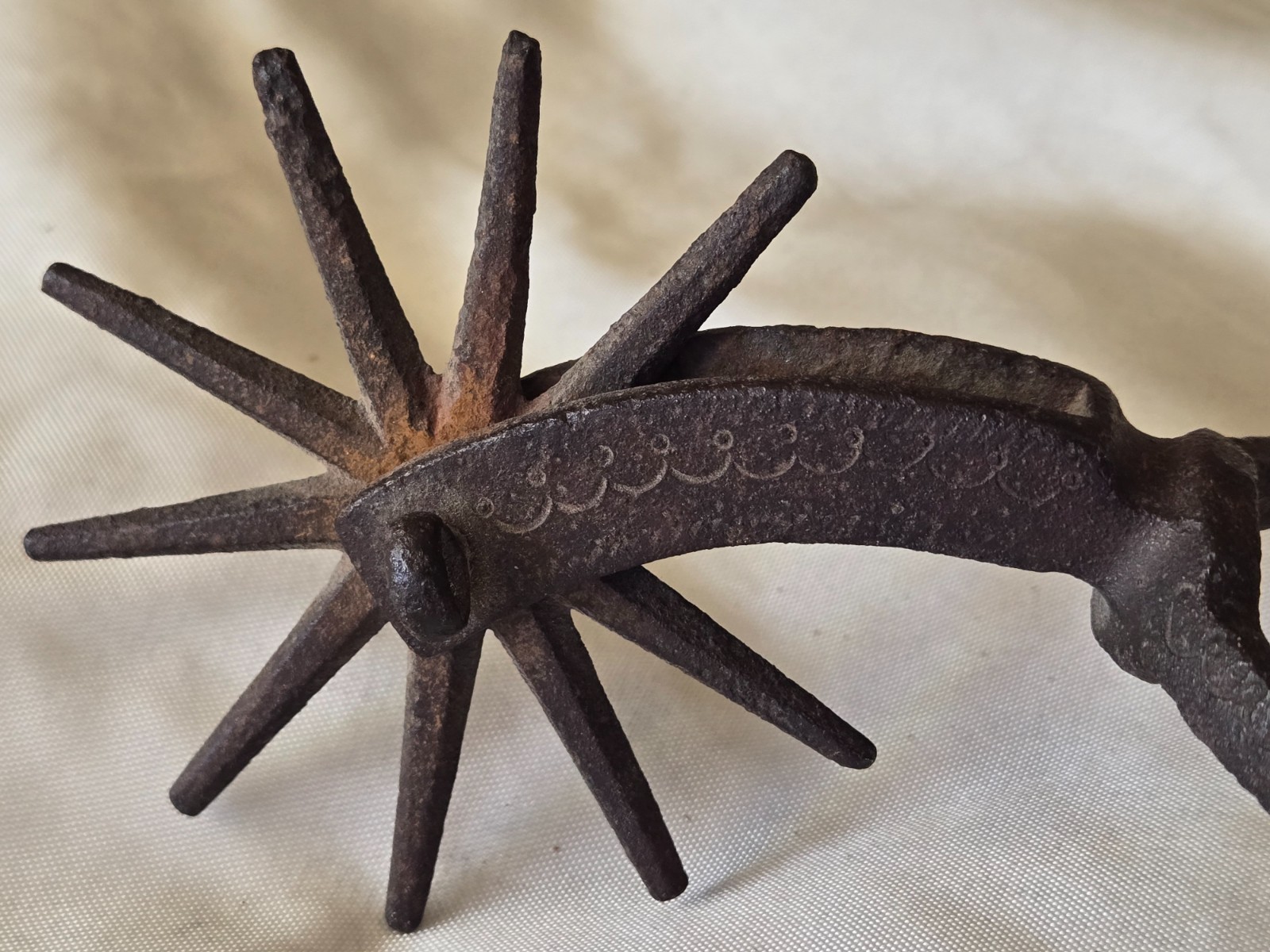 Antique 19th Century Barclay / Buermann Large Iron Spur