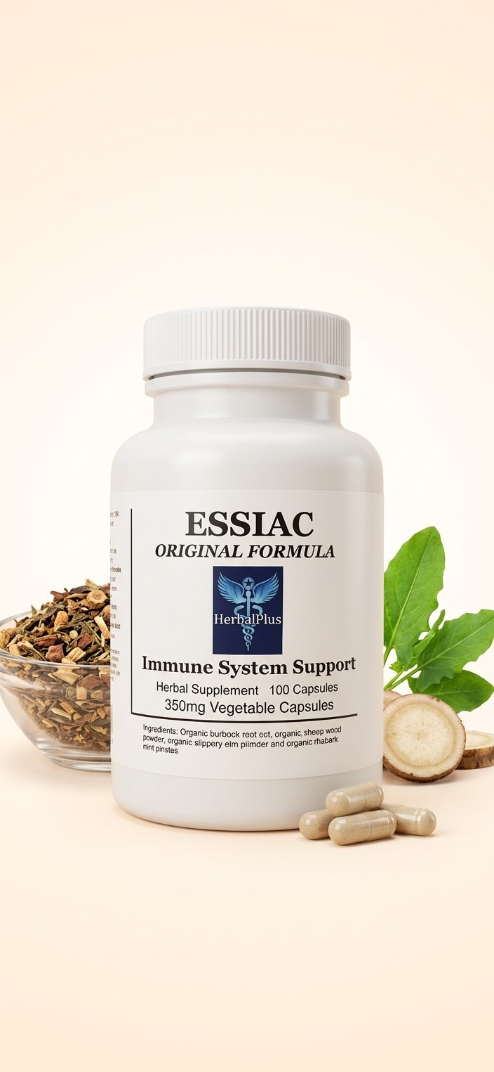 Essiac Tea Capsules 1 Bottle of 100