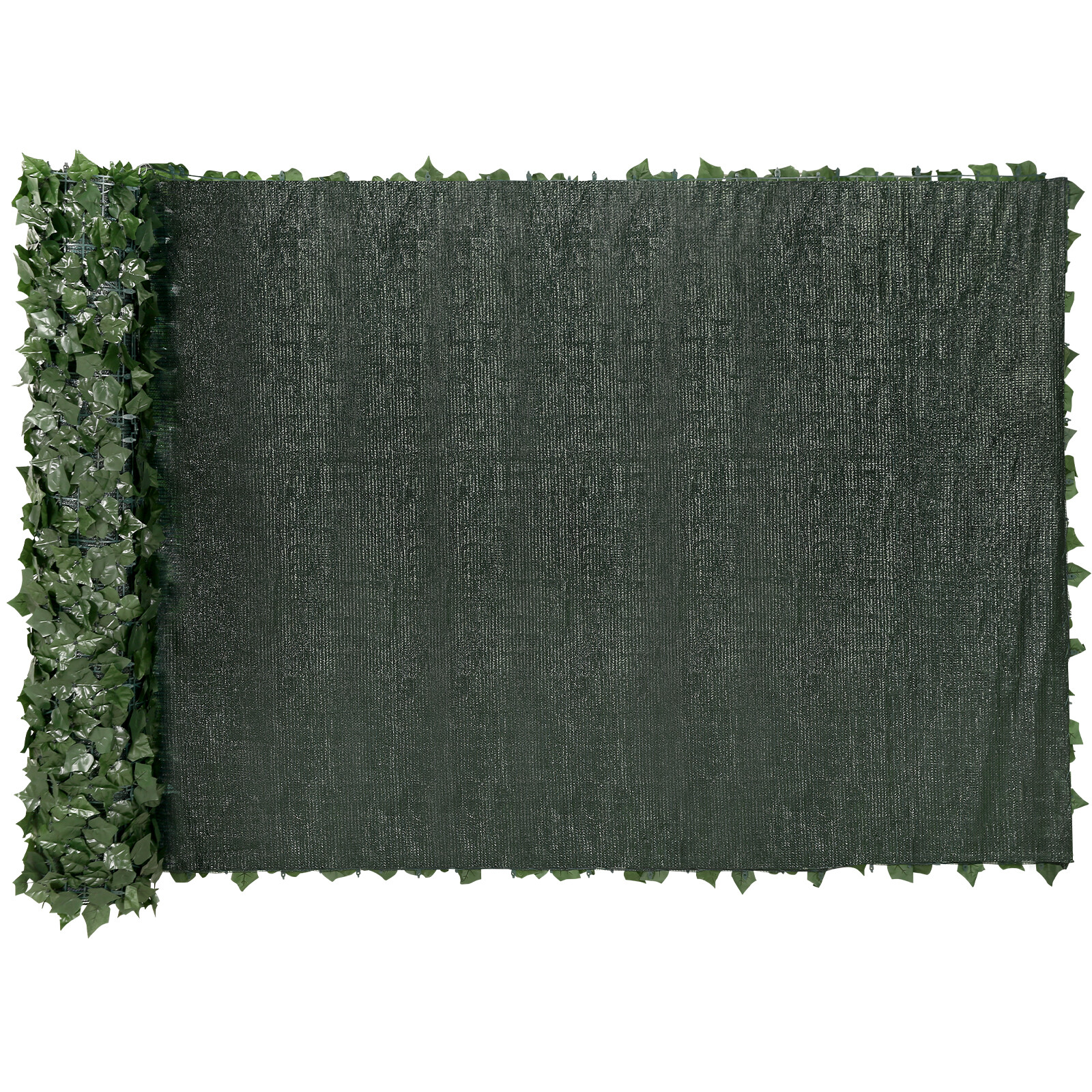 VEVOR 59"x158" Artificial Faux Ivy Leaf Fence Screen with Mesh Cloth Backing