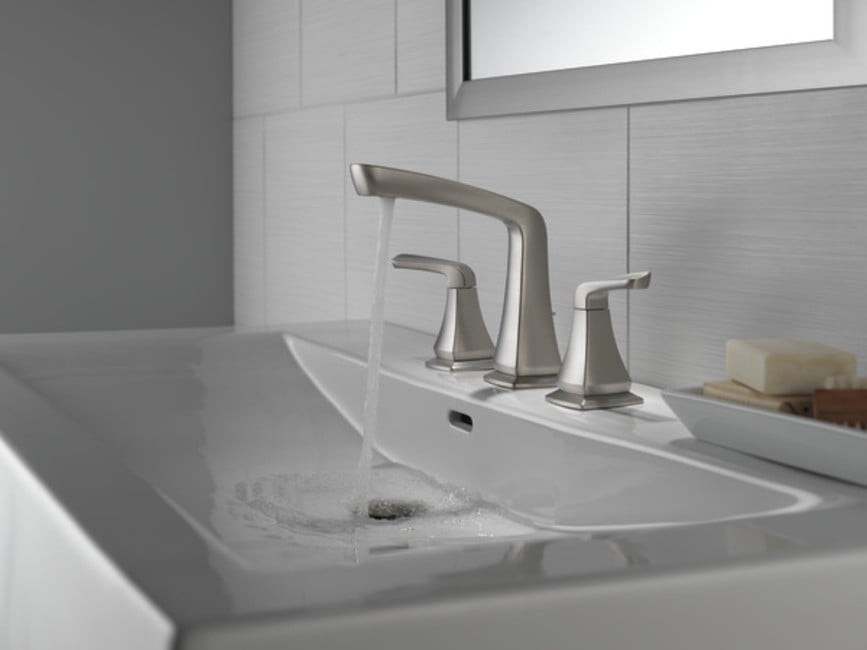 Delta 35789LF-SP Vesna 3 Hole 8 Inch Widespread Bathroom Faucet Brushed Nickel