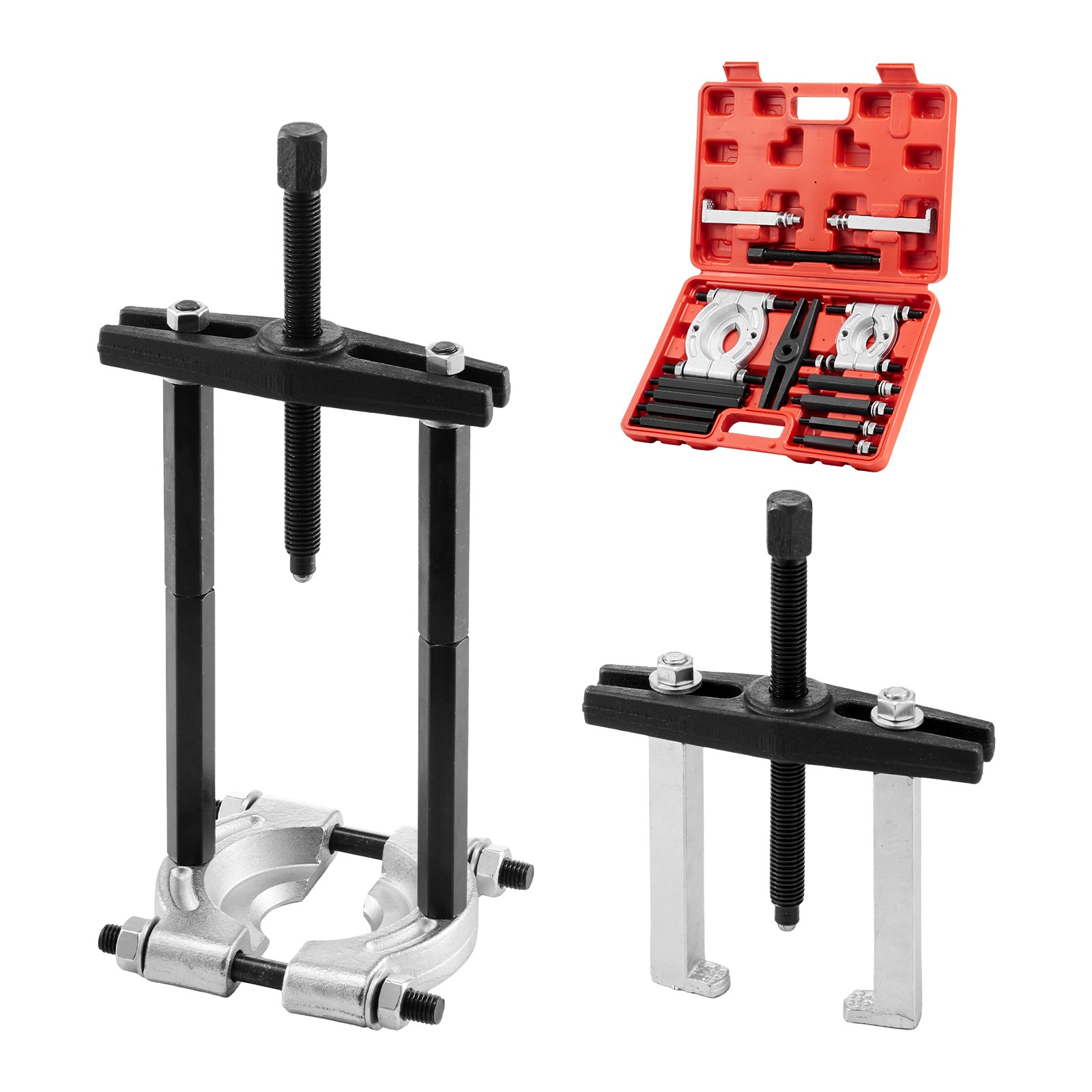 VEVOR 14 PCS Bearing Puller Set Bearing Separator Splitter Tool with Case 5 Ton