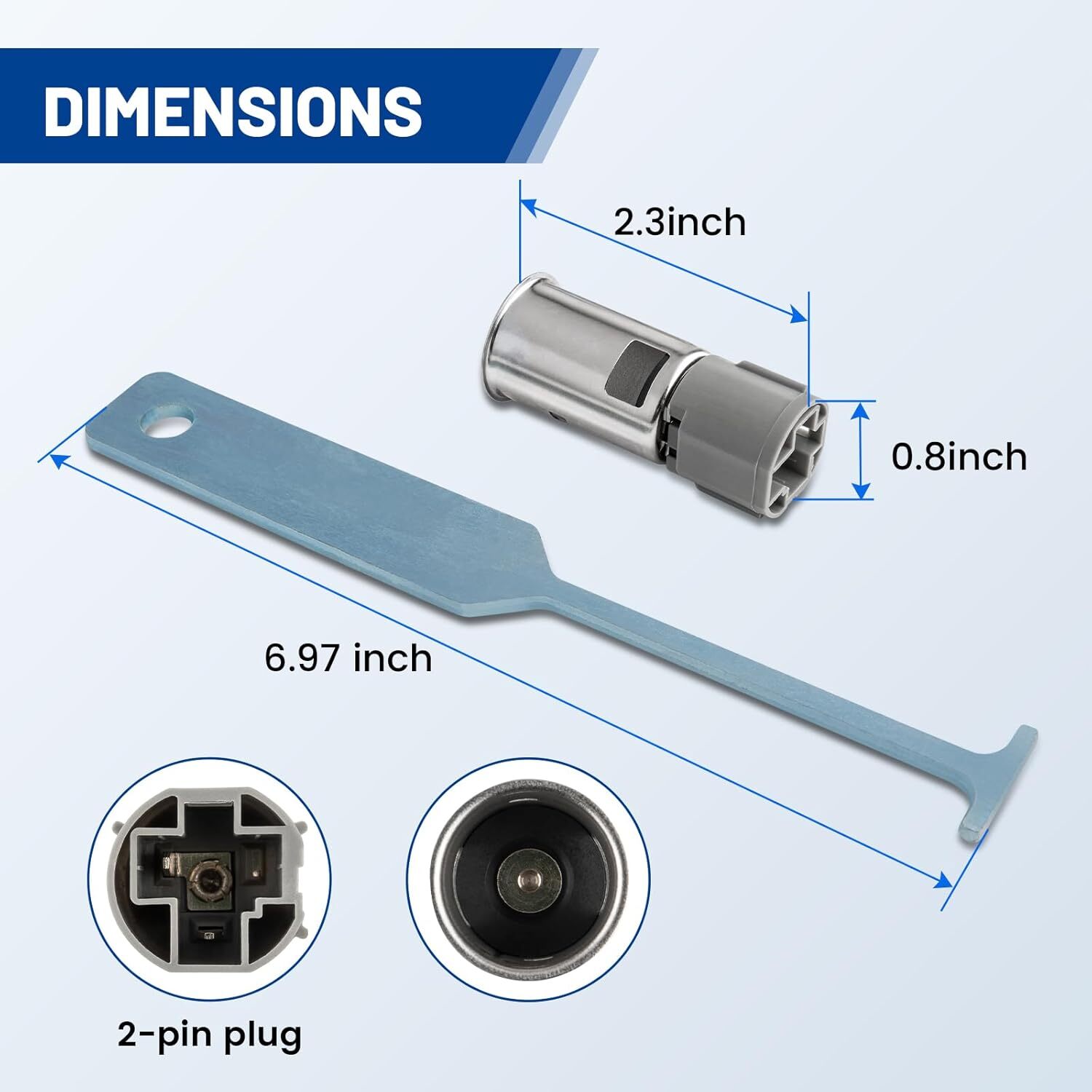 12V Cigarette Lighter Socket & Removal Tool 57450 for Dodge Ram 1500 2500 3500