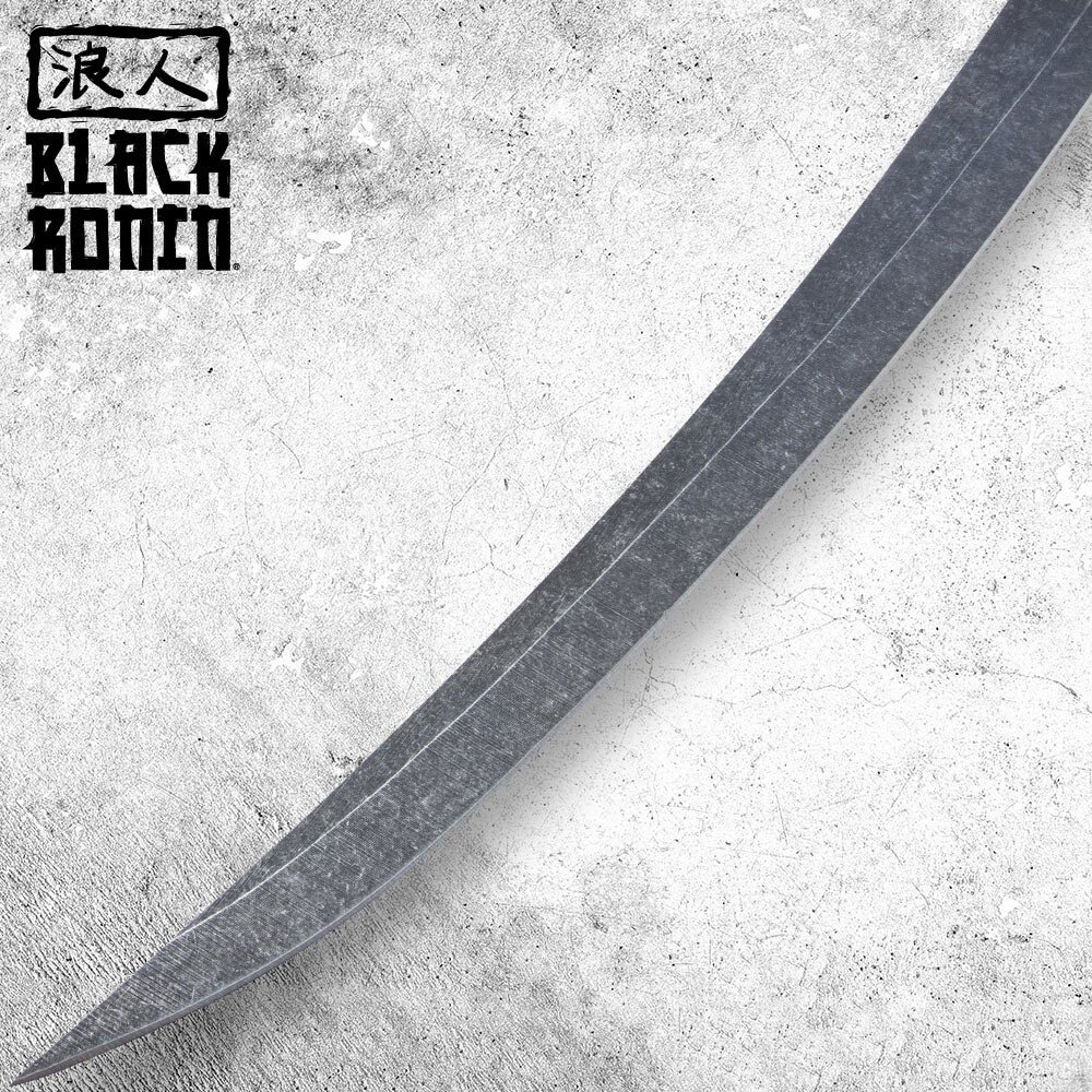 Black Ronin Black Combat Wakizashi Sword | Injection Molded Sheath | Length 27"