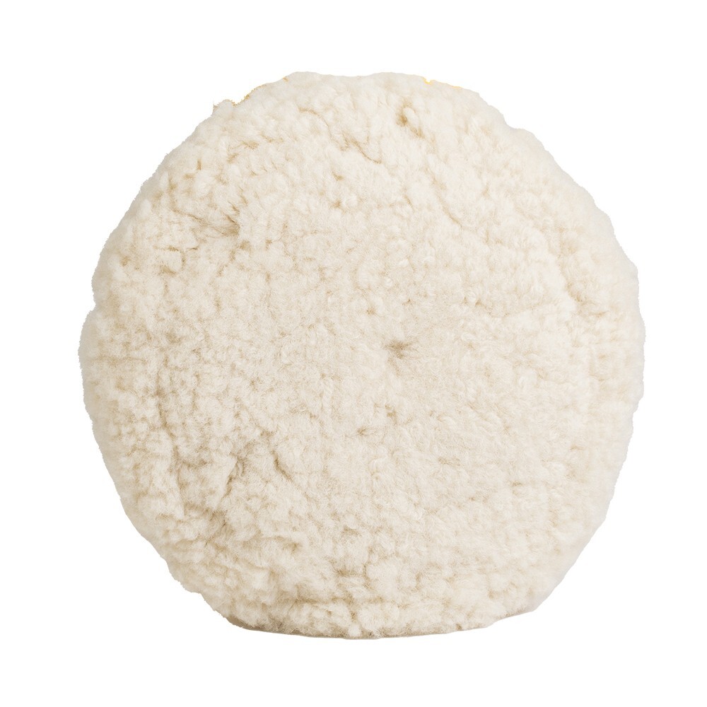 Premium Single Sided Wool Buffing Pad for Automotive Polishing 8 inches