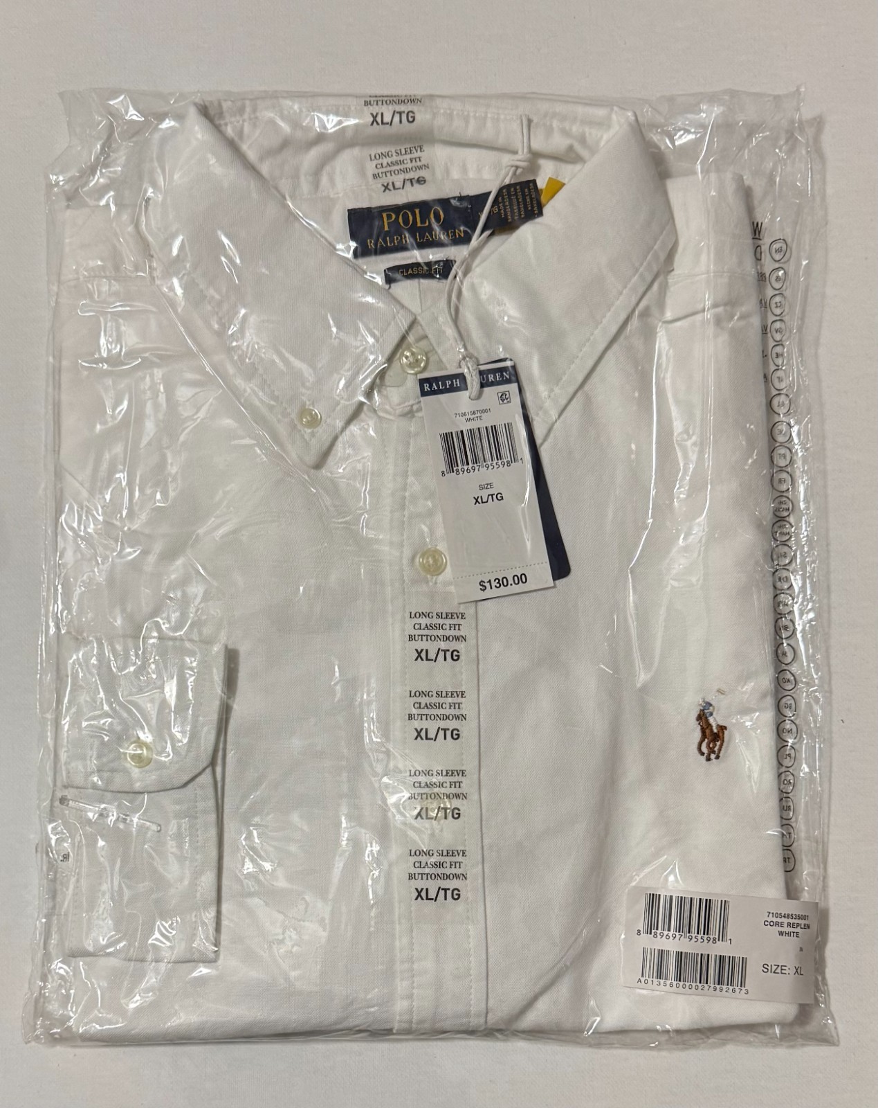Polo Ralph Lauren Iconic Oxford Shirt Classic Fit White