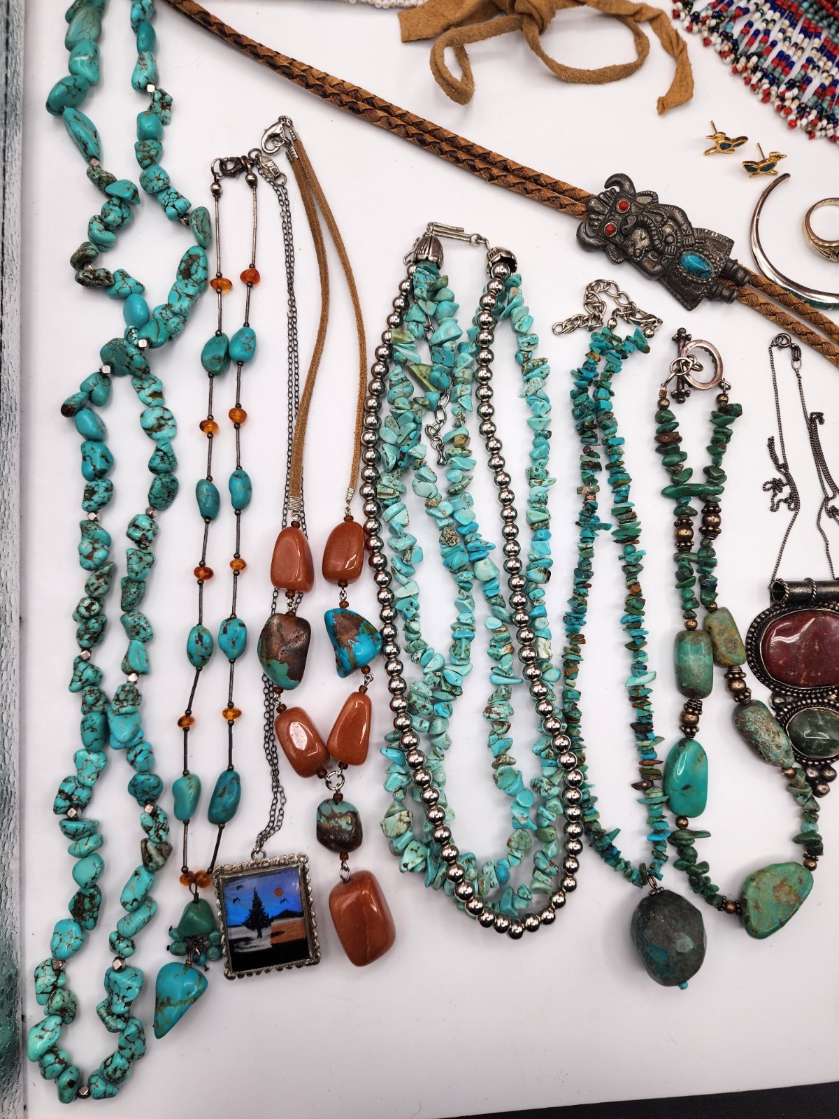 Large Native American Jewelry Lot. Lots Of 925