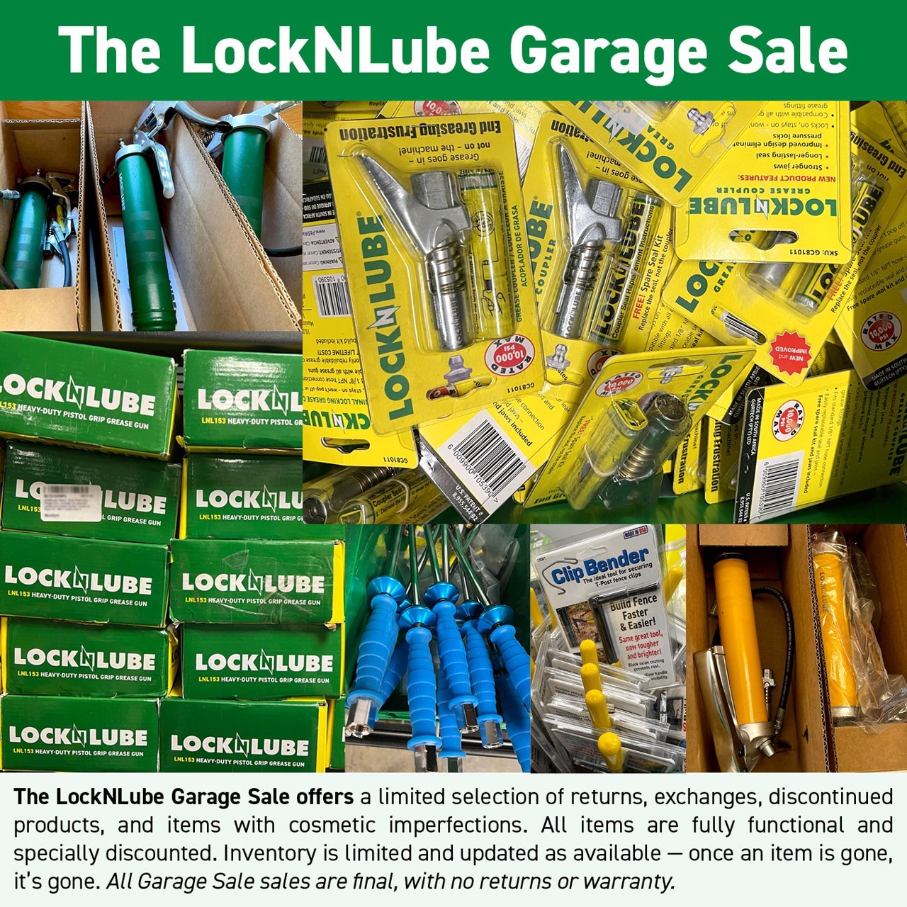 LockNFlate Tire Inflator Adapter 1/4 NPT (m) to Schrader Valve (m) - USED