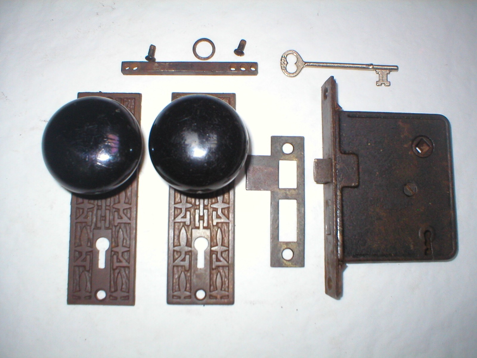 Antique Victorian Era Door Hardware
