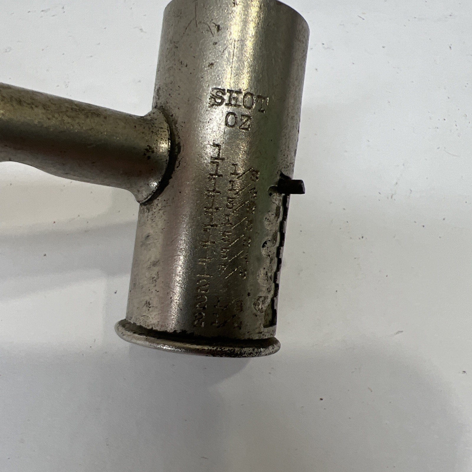 U.H. Co. Torrington Conn. Wood Adjustable Powder Drams Shot Oz Measure Vintage