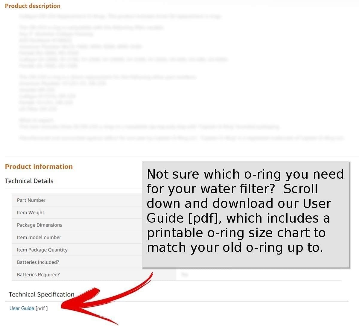 151122 O-Rings for Pentair Pentek Big Blue Water Filters Buna-N (3 Pack)