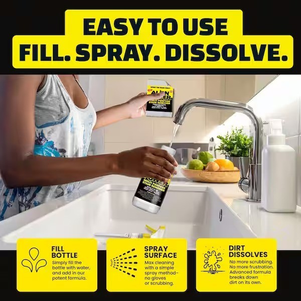 2 Pack Alien Power 24 oz. Super Concentrated Stain Remover & All-Purpose Cleaner