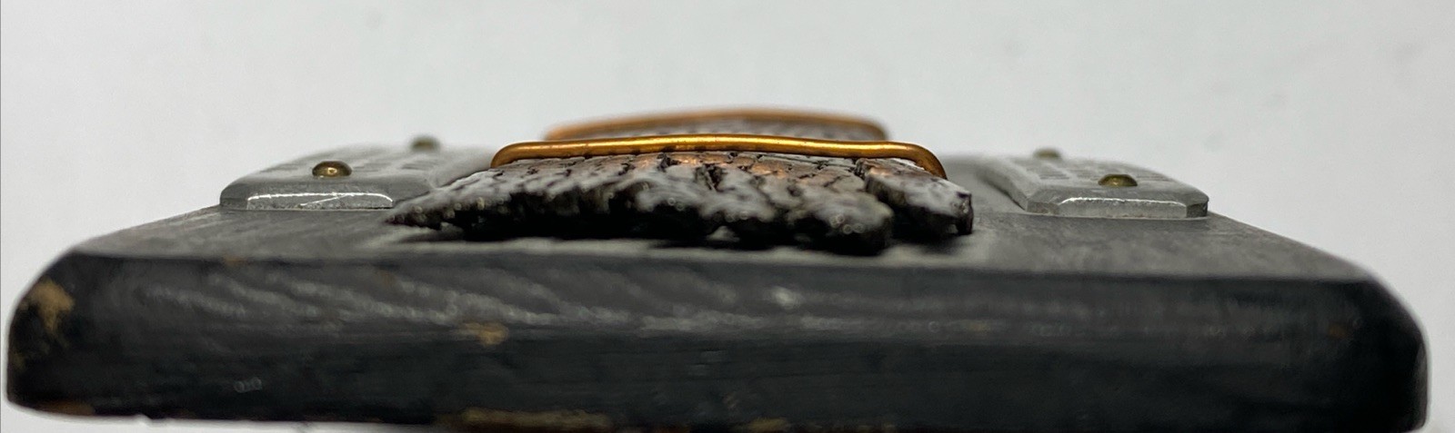 READ Vintage Souvenir STEEL CHIP FROM 16 Inch U.S. NAVAL GUN John T. Unger Jr