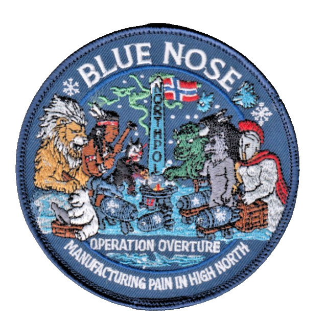 VFA-213 BLACKLIONS BLUE NOSE OPERATION OVERTURE PATCH