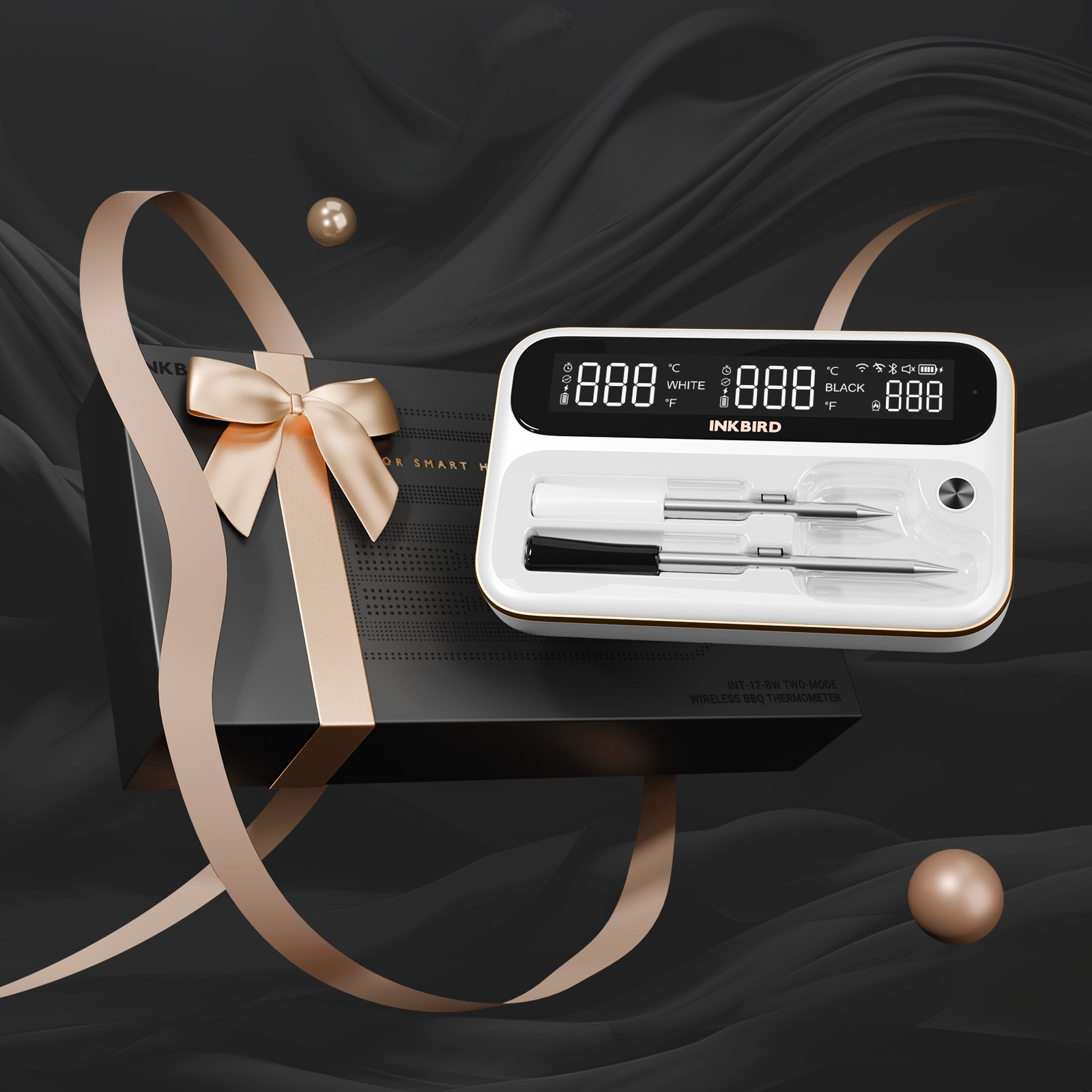 INKBIRD Wireless Meat Thermometer 5G WiFi BBQ Smoker Oven Mitts Grilling Gloves