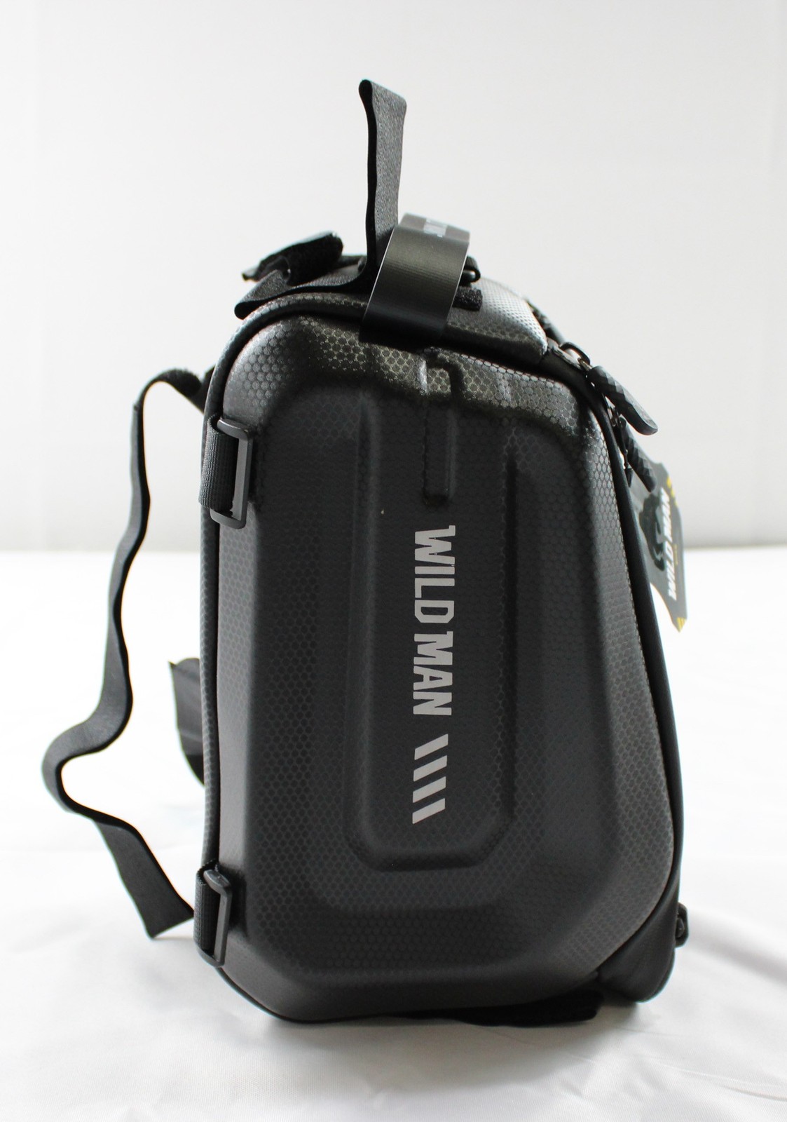 Wild Man Men's Waterproof Hard-Shell Bicycle Bag AC2 Black One Size NWT