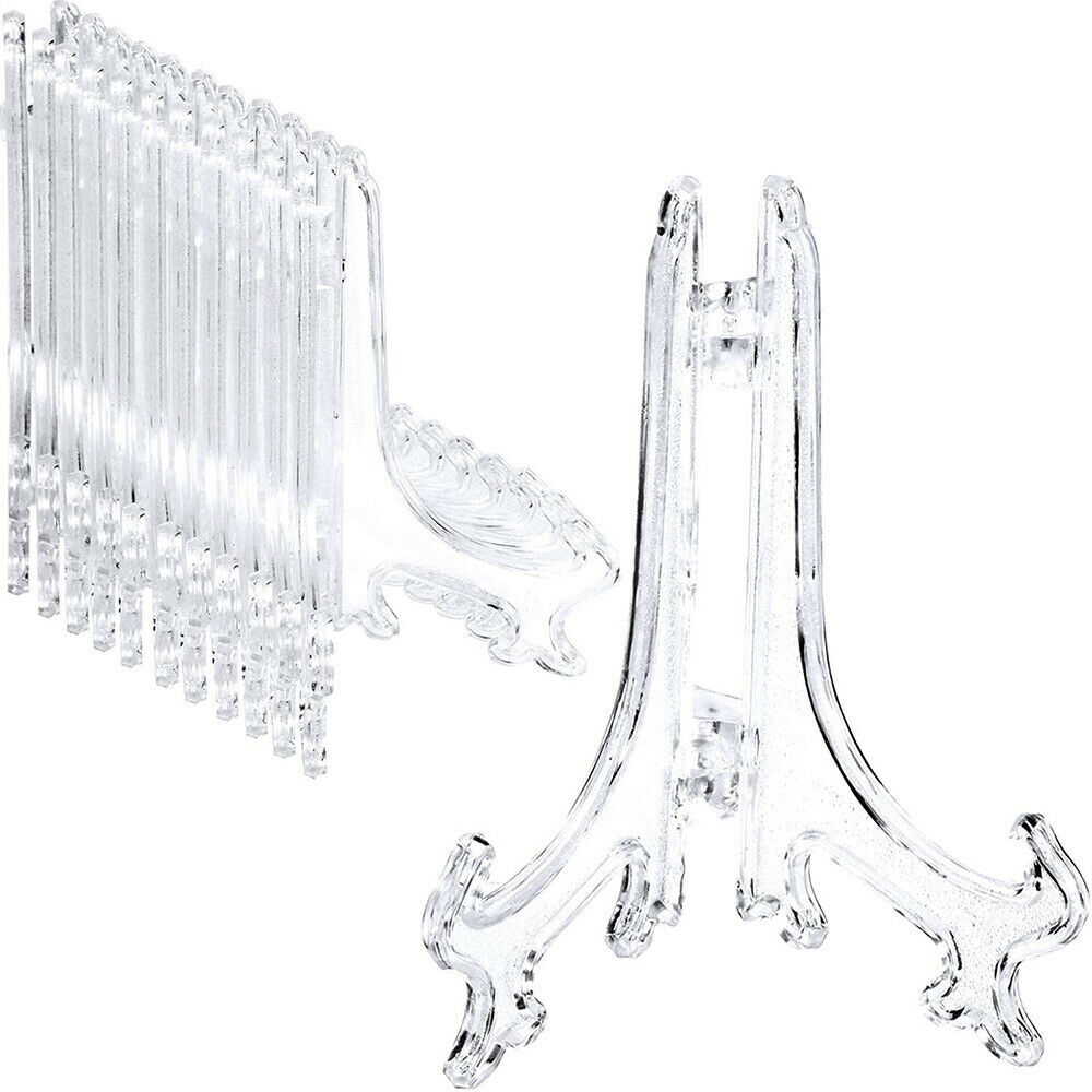 25PC Easel Display Stand Plate Foldable Bracket Picture Photo Frame Card Holder