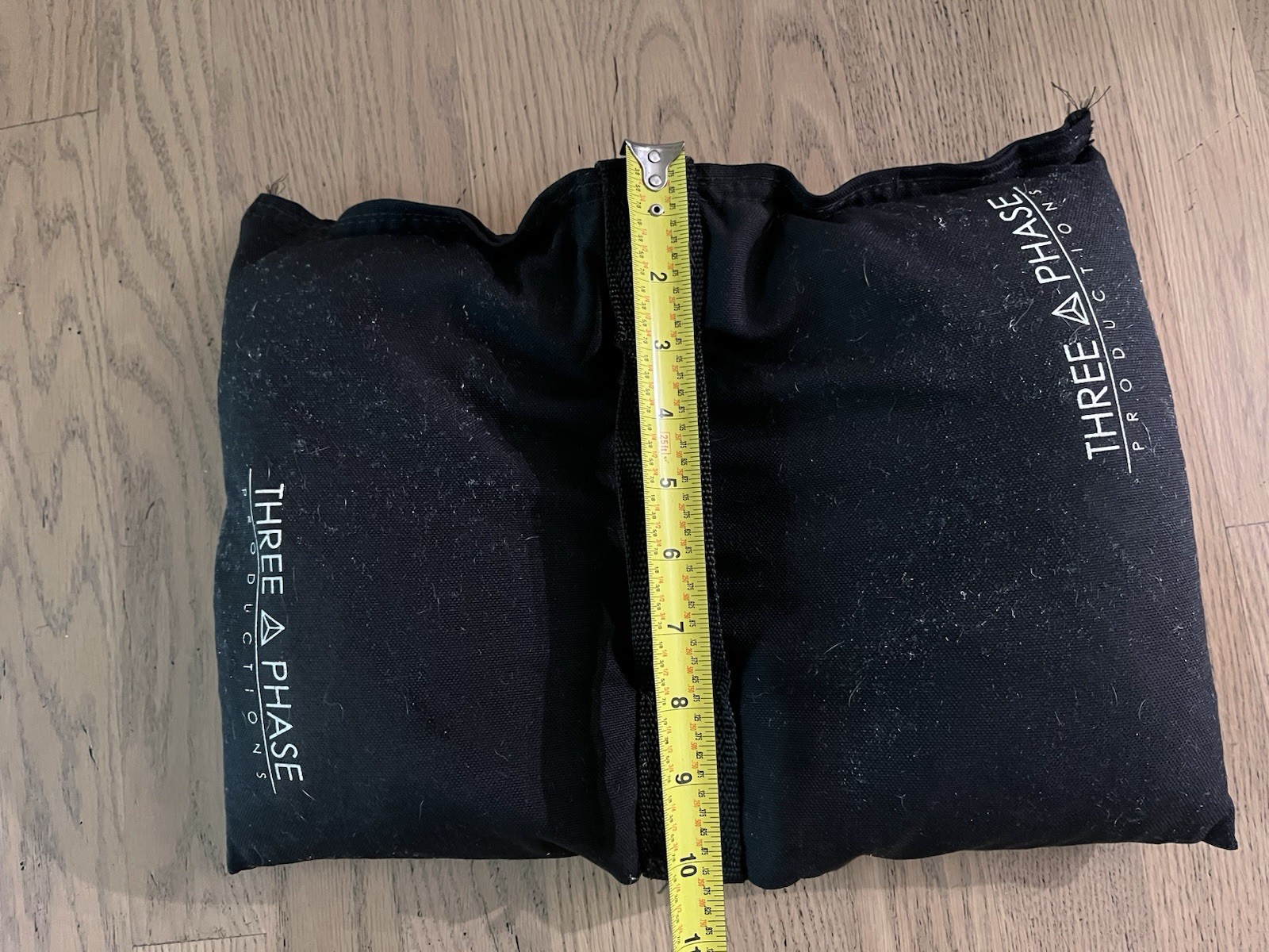 25lb Saddle Shot Bag - Black - Heavy Duty for C-Stands & Lighting Rigging