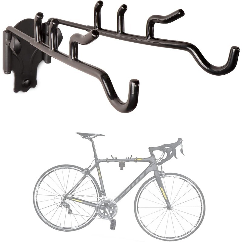 1/2 PCS Bike Wall Mount,Bicycle Storage Rack Hooks for Hanging Bicycles Max 55lb