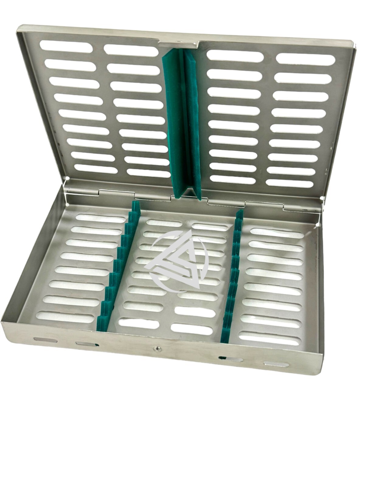 10 GERMAN DENTAL SURGICAL AUTOCLAVE STERILIZATION CASSETTE BOX FOR 10 INSTRUMENT