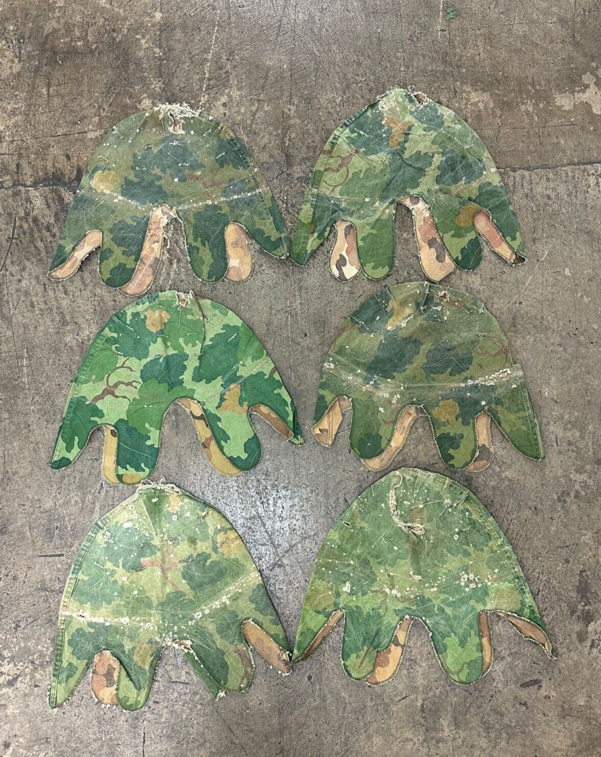 USGI Mitchell Pattern Helmet Cover, Vietnam War US Army USMC, T-107