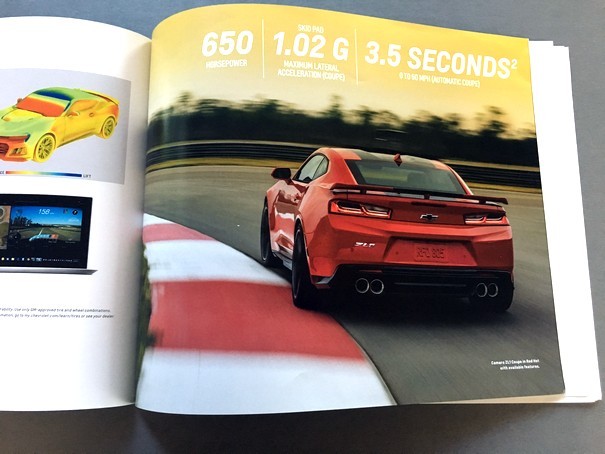 2017 Chevrolet Camaro 38-page Original Car Sales Brochure Catalog - SS 1LE ZL1