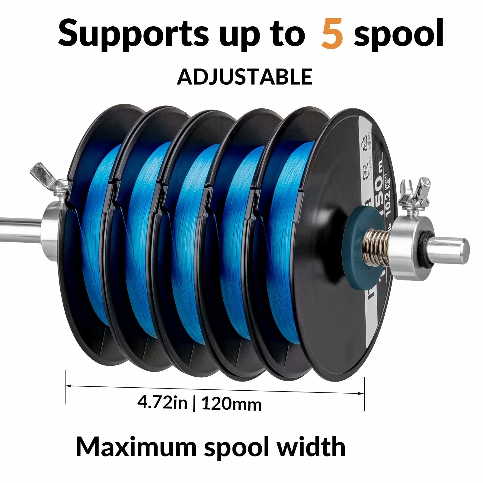 THKFISH Fishing Line Spooler Winder Accessories Adjustable Stable Portable /