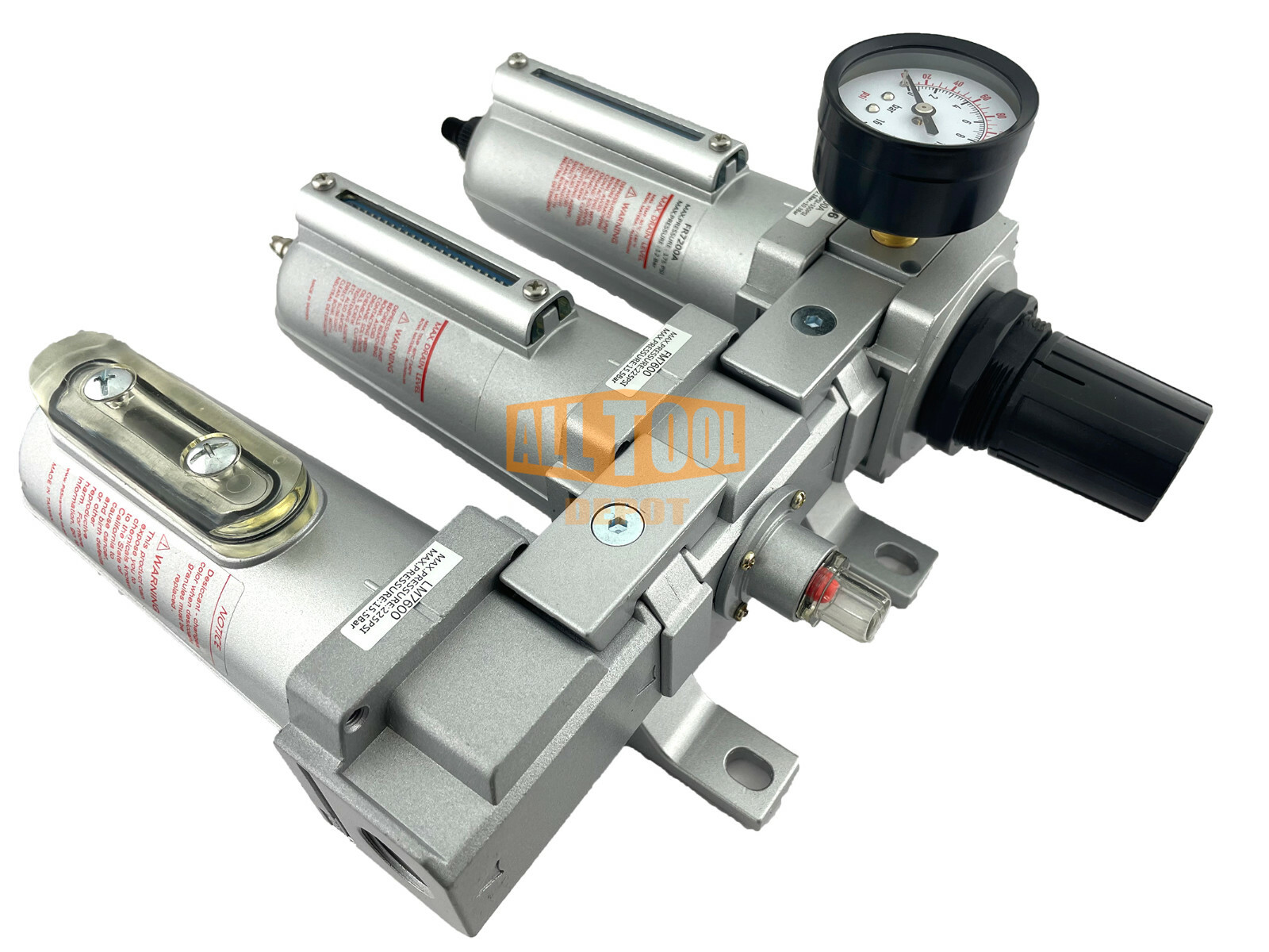 1/2" HEAVY DUTY INDUSTRIAL GRADE FILTER REGULATOR COALESCING DRYER SYS AUTO