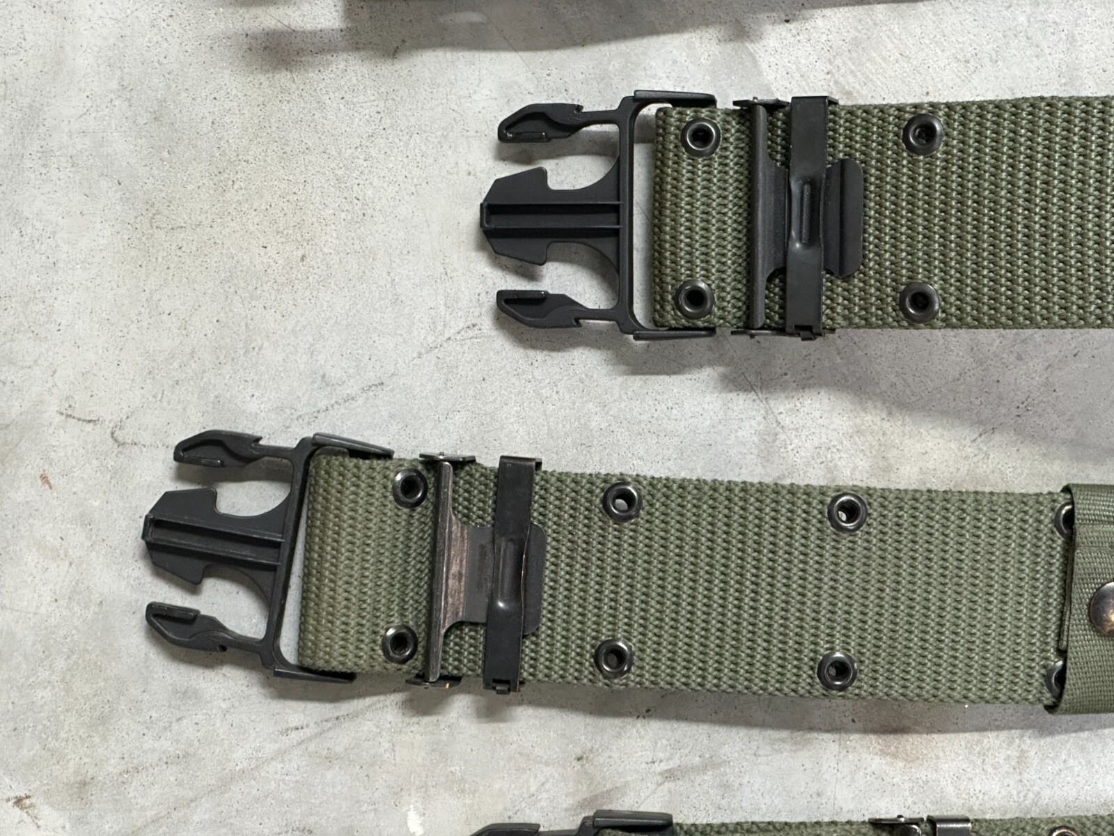 Large - US Military Individual Equipment Belt ALICE LC-2 LC2 Green Army LCI LC1