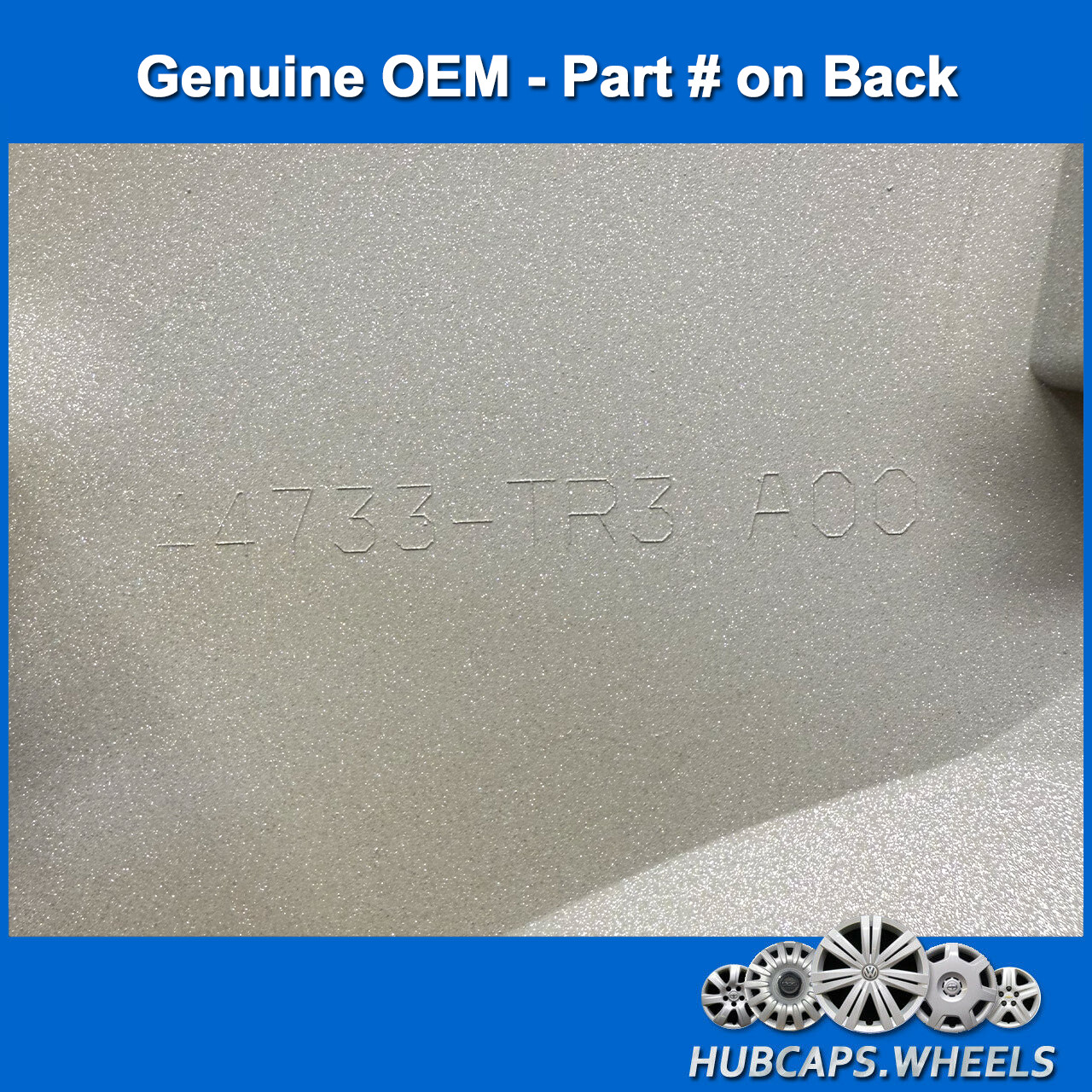 Hubcap Set Honda Civic 2013-2015 - Genuine OEM Factory 15-inch Wheel Cover 55092