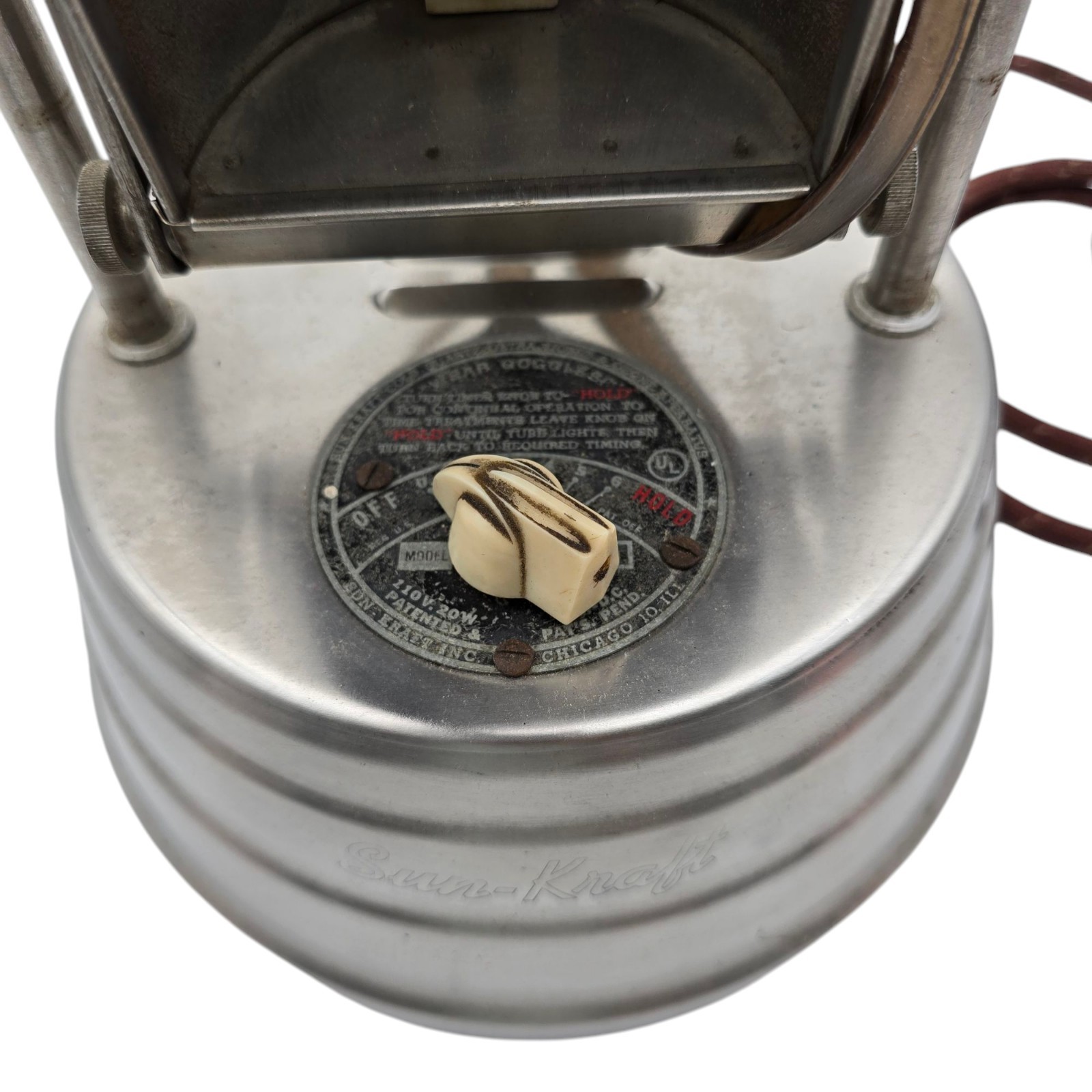 Vintage 1950's Sun Kraft Ultra Violet Sun Bathing Lamp