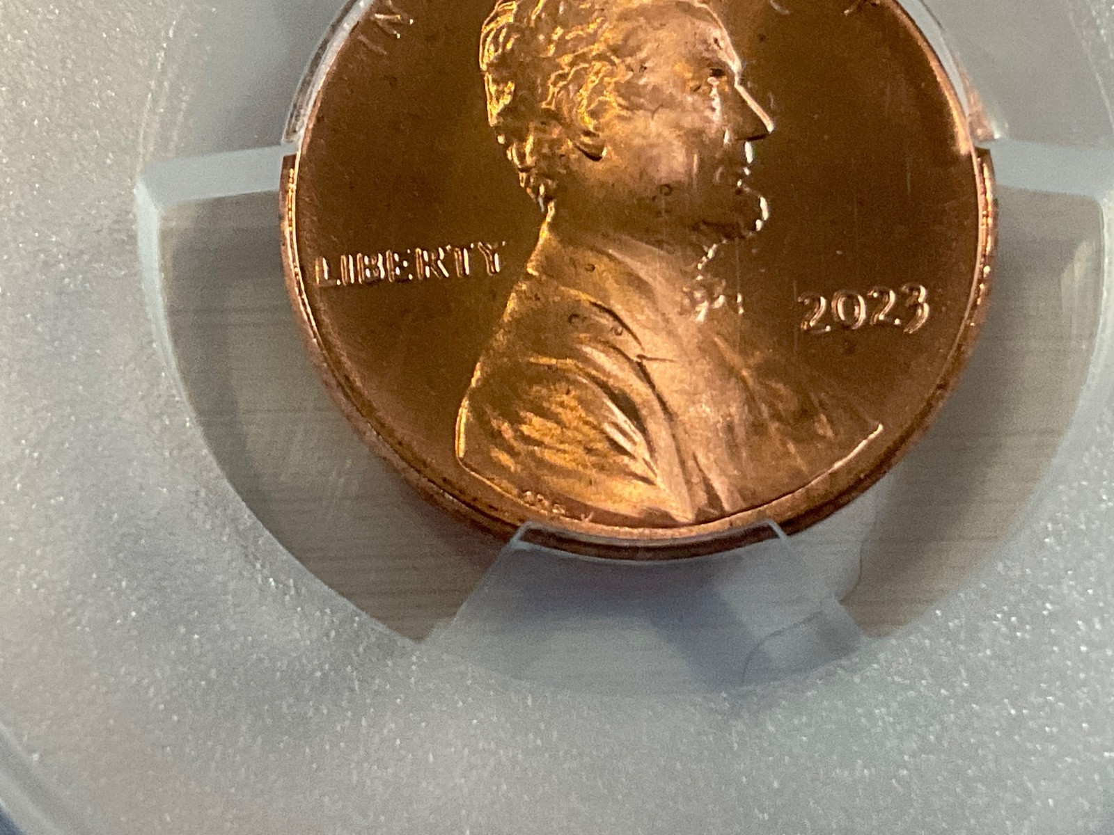 2023 VDB Extra V Lincoln Shield Cent - PCGS MS66+ RD UNC 1c Penny Variety BU Gem