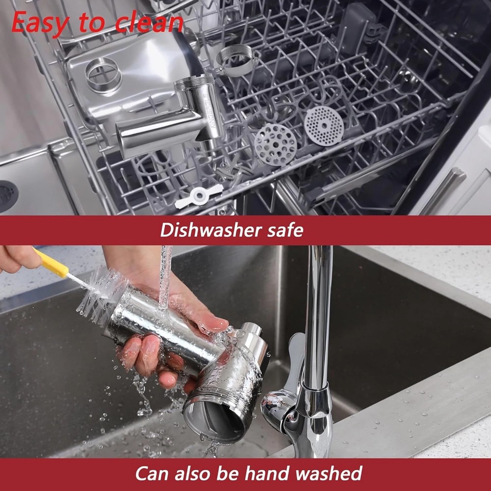 Kitchen Food Meat Grinder Sausage Stuffer Attachment For Kitchen-Aid Stand Mixer