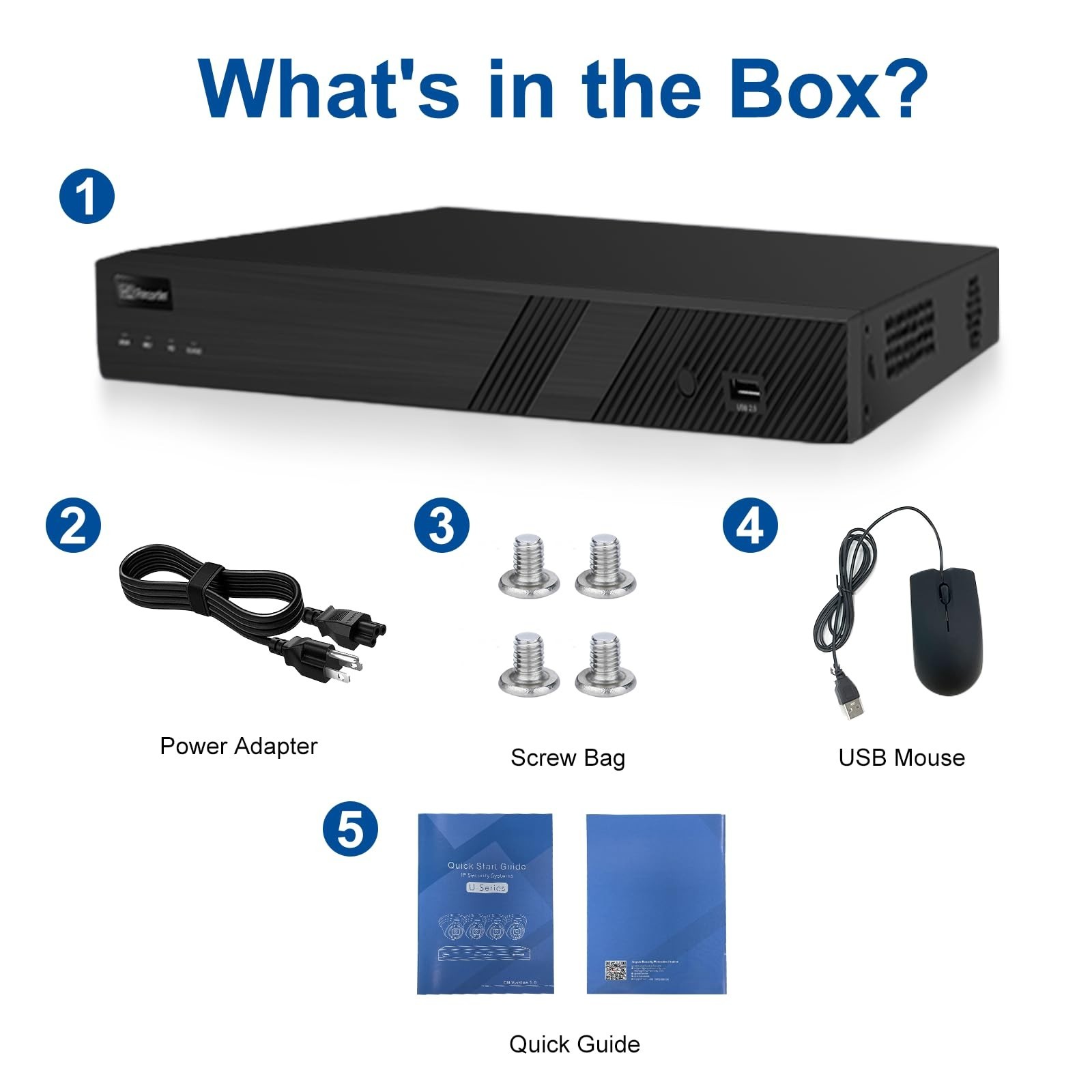 Anpviz AI 16CH PoE NVR Network Video Recorder, NVR Support 12MP IP PoE Cameras