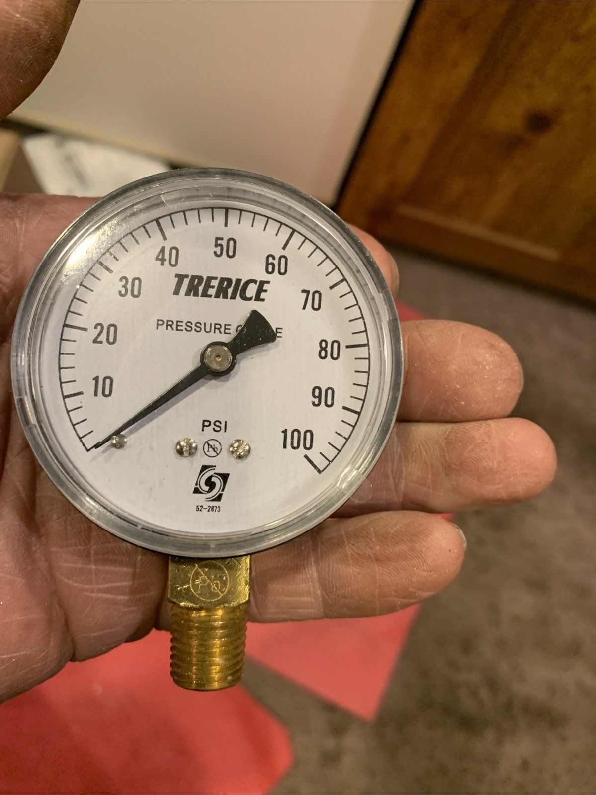 TRERICE 800B2502LA110 800B 2-1/2" GAUGE 0-100 PSI 1/4"NPT NOS NIB