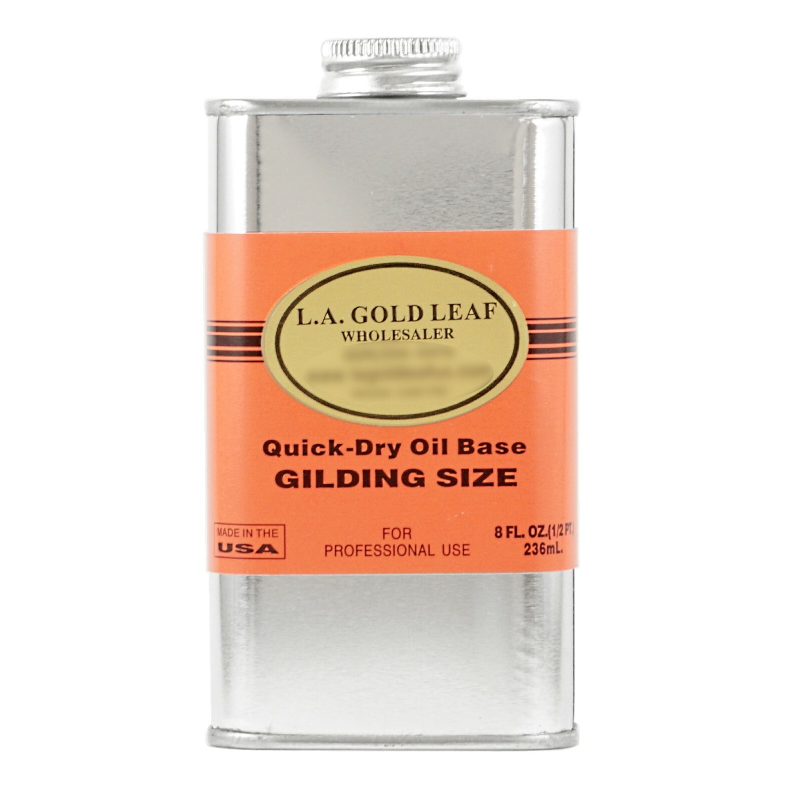 L.A. GOLD LEAF - Quick-Dry Gilding Size/ Oil Base -Bulk Sale !