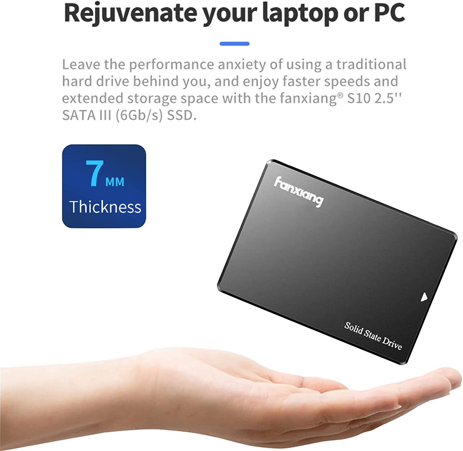 Fanxiang 512GB 1TB 2TB 4TB SSD 2.5'' SATA III 6Gb/s TLC Internal Hard Drive Lot