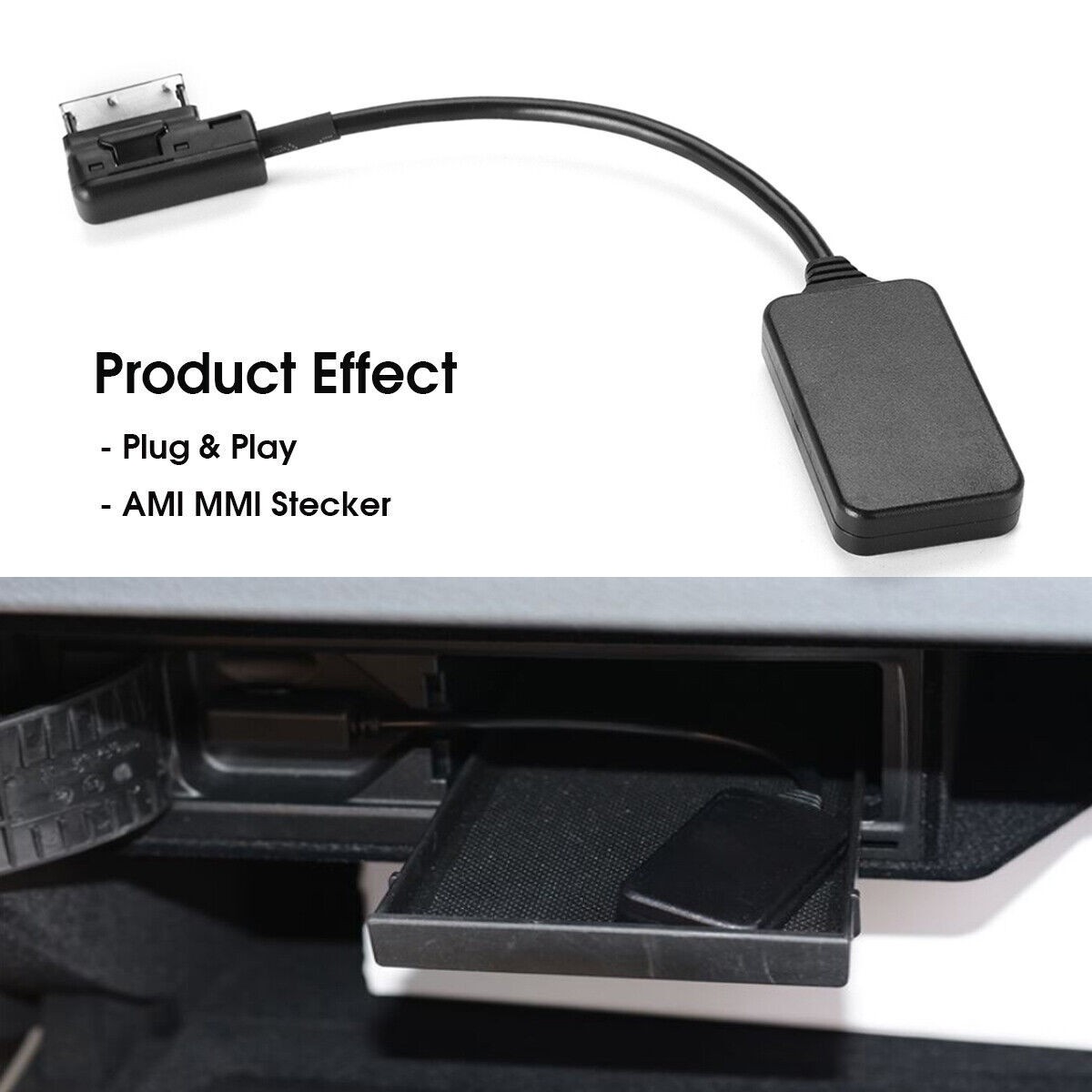 AMI MMI Interface bluetooth Music Streaming Receiver Cable Adapter For Mercedes