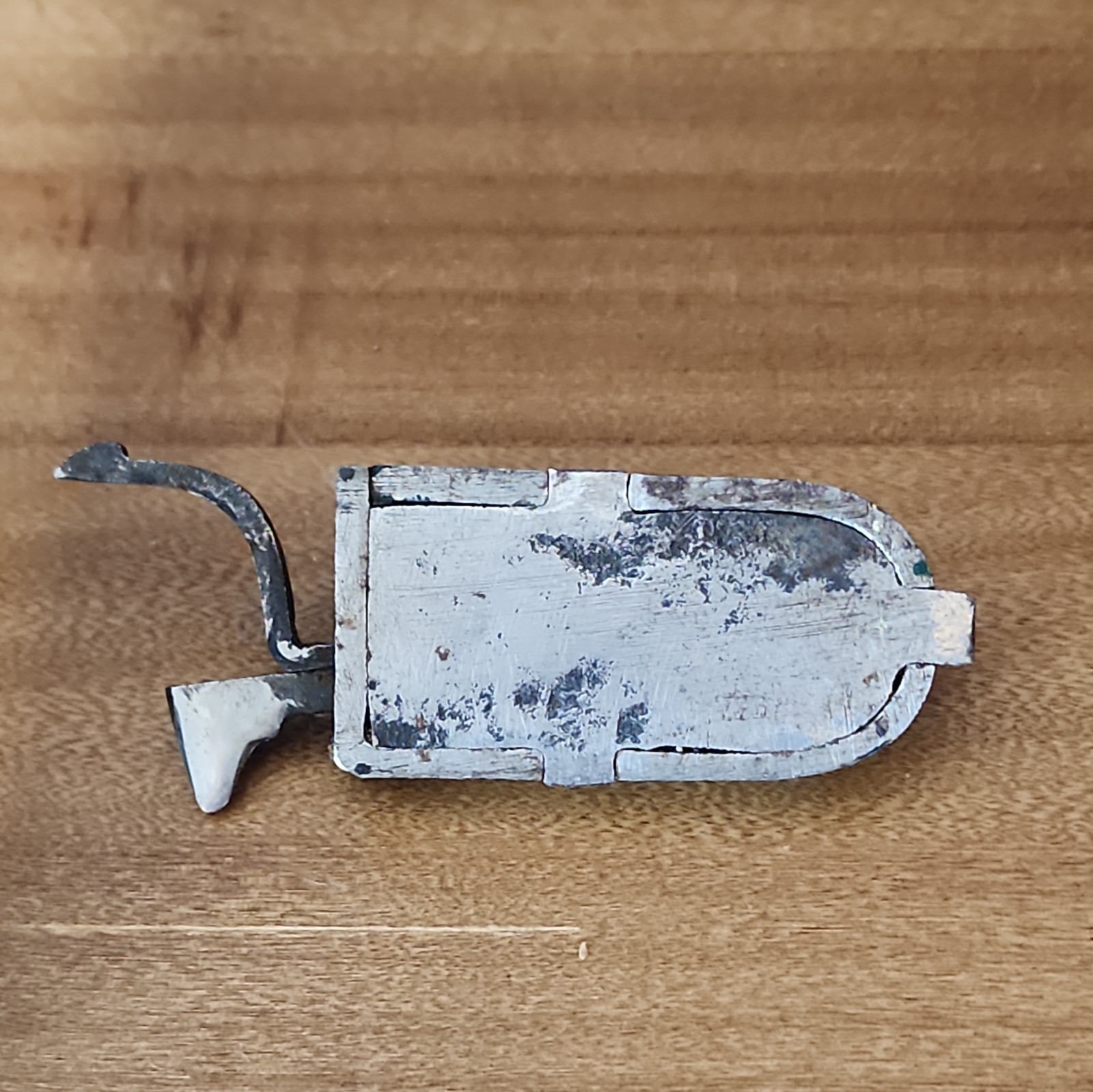 Antique Civil War Era Steel Lancet Blood Letting Fleam Surgical Tool in Case