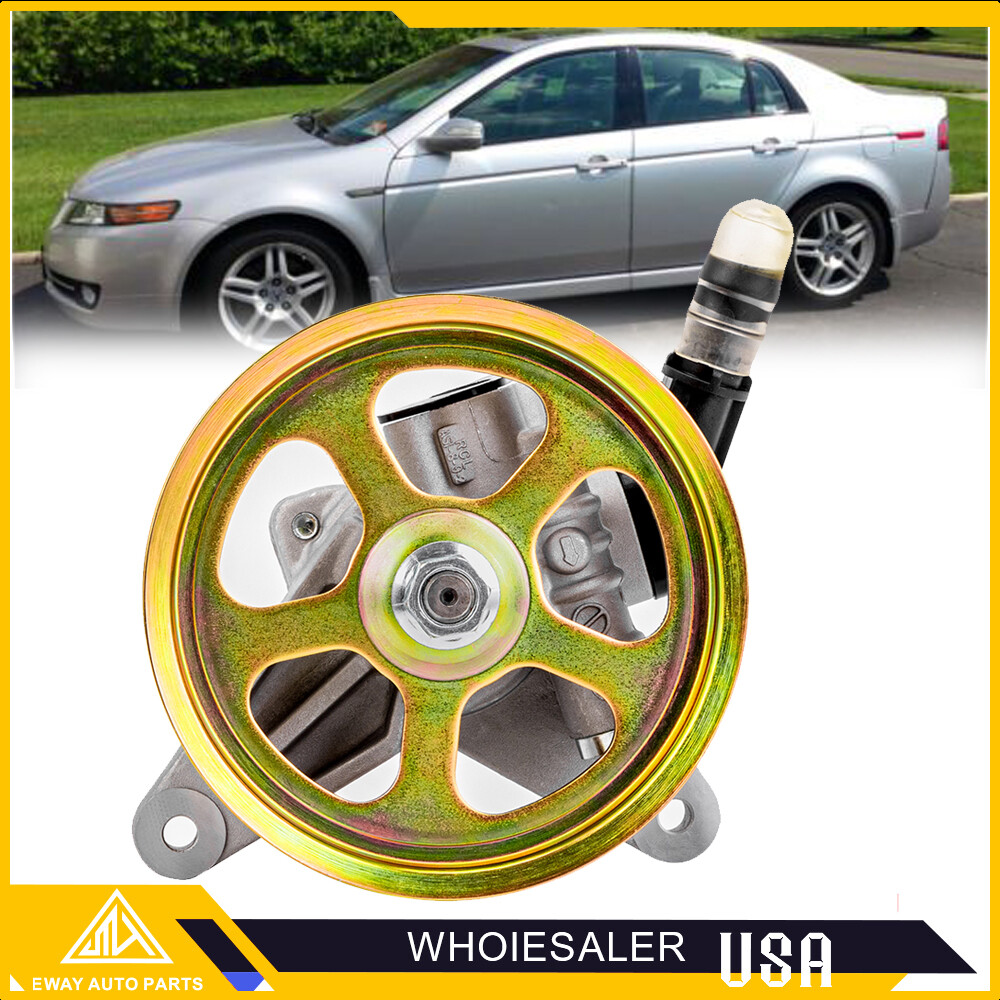 Power Steering Pump w/ Pulley for Acura TL 3.2L 2004 2005 2006 2007 2008 2008