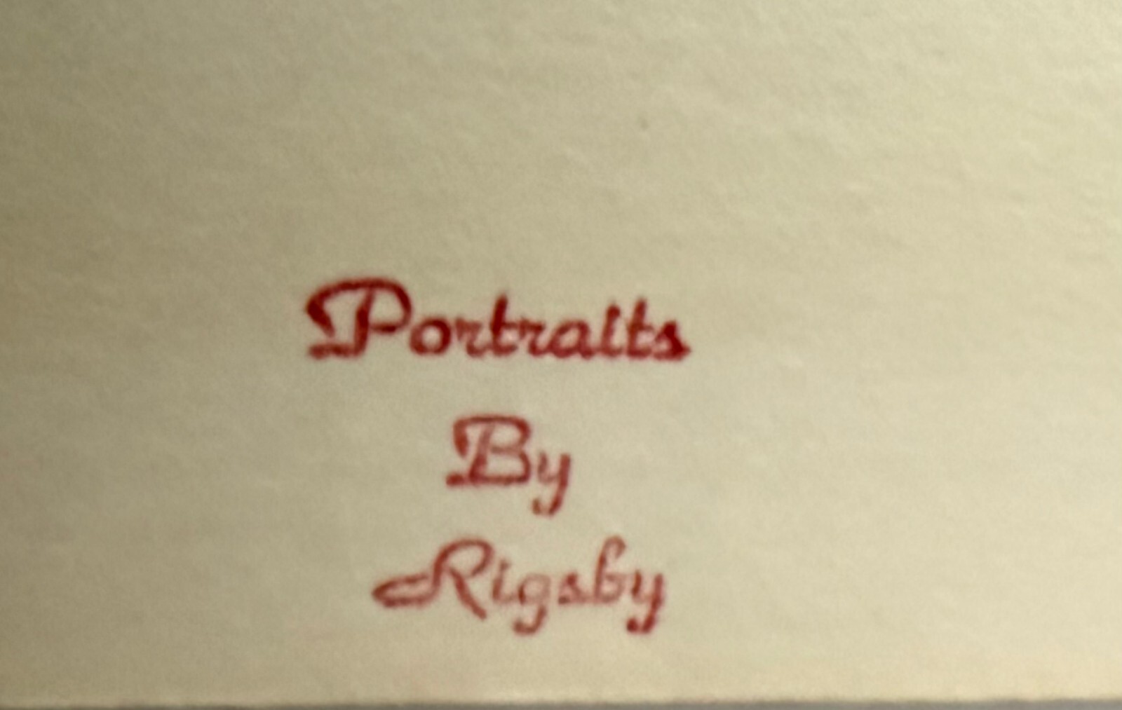 Lot of 4 Vintage Photograph Holders Delbridge Photos by Rigsby