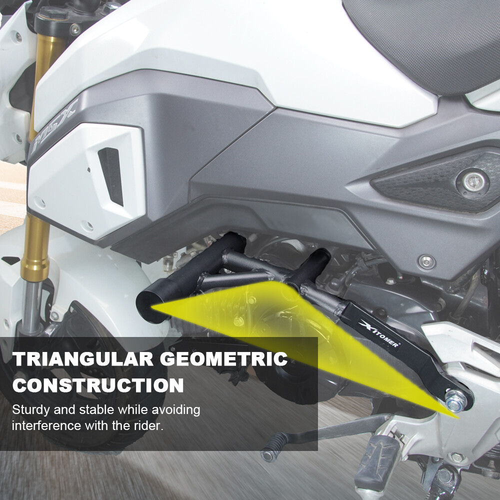 Fit For Honda Grom 125 MSX125 2014-2020 Stunt Engine Guard Crash Bars Crash Cage