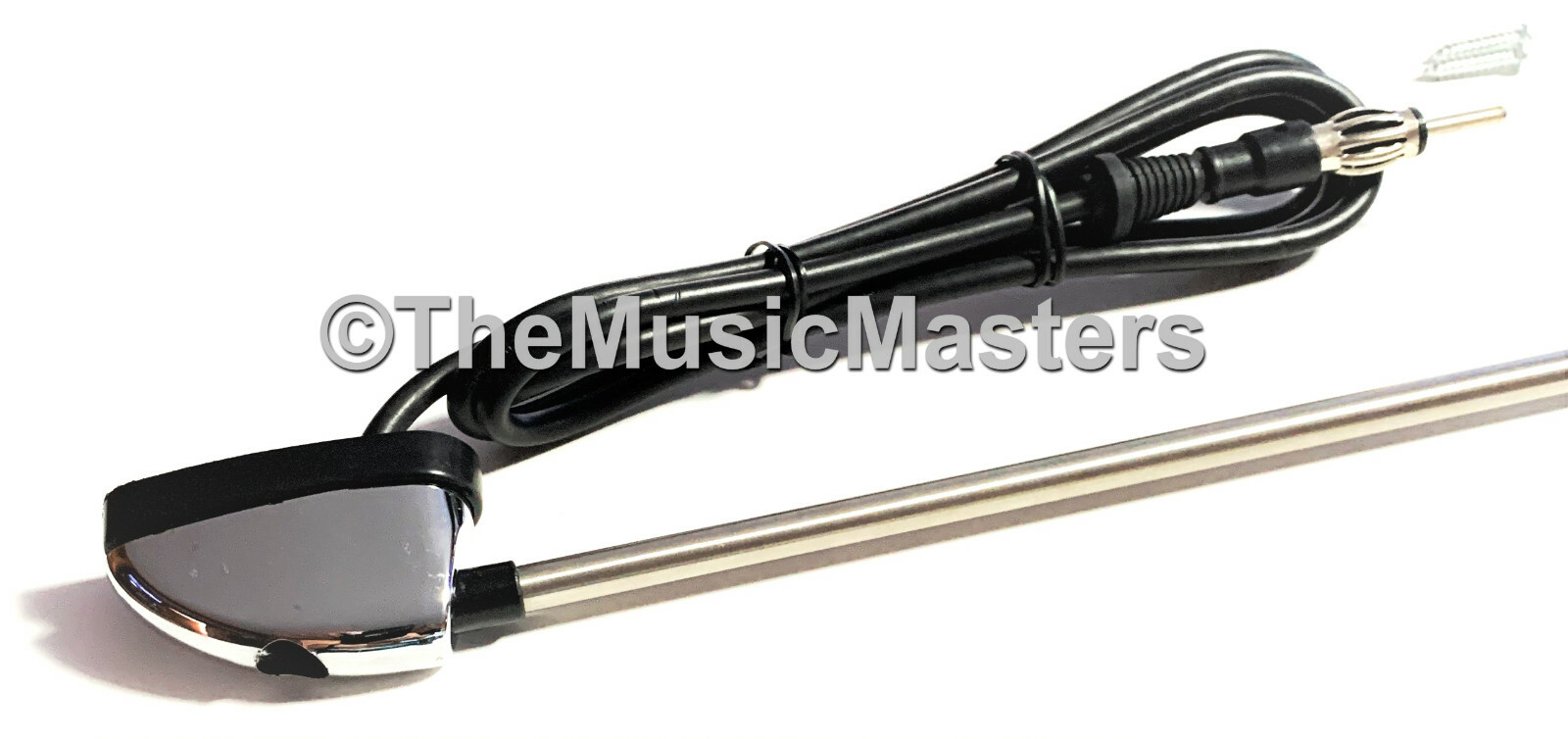 3 Section 48" Stainless Steel Pillar Side Mount Antenna Car Audio Stereo Radio