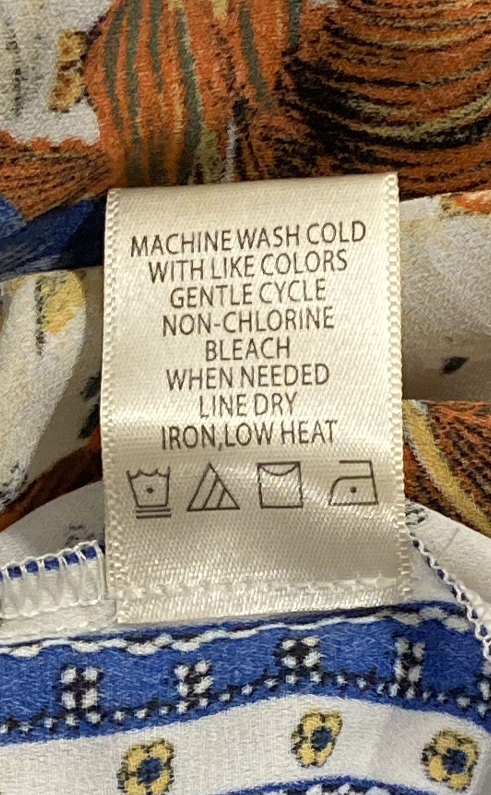 Max Studio Women's White Blue Floral Kimono Cardigan Tunic Top NWT Size XL