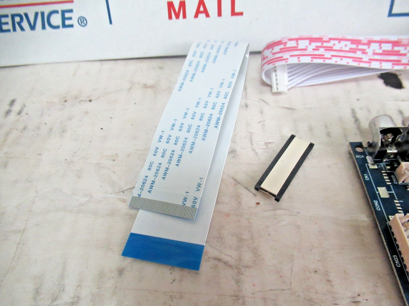 AV LCD CONTROLLER BOARD 50 PIN 1024X600