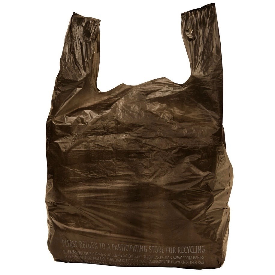 Black T-Shirt Carryout Bags 11.5 x 6.5 x 22 1000 ct