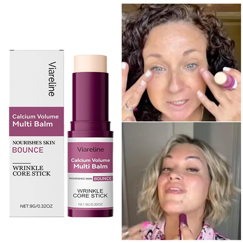 2Pack Calcium Volume Multi Balm Wrinkle Core Stick Collagen Moisturing Stick