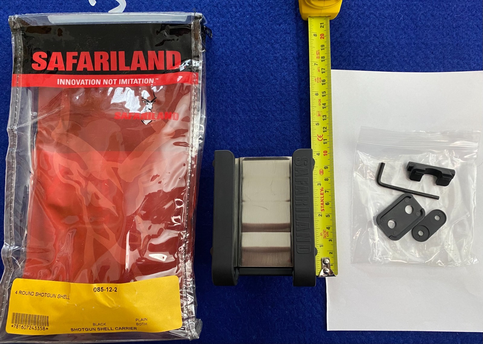 NOS Safariland 4 Round Shotgun Shell Carrier 085-12-2 Black