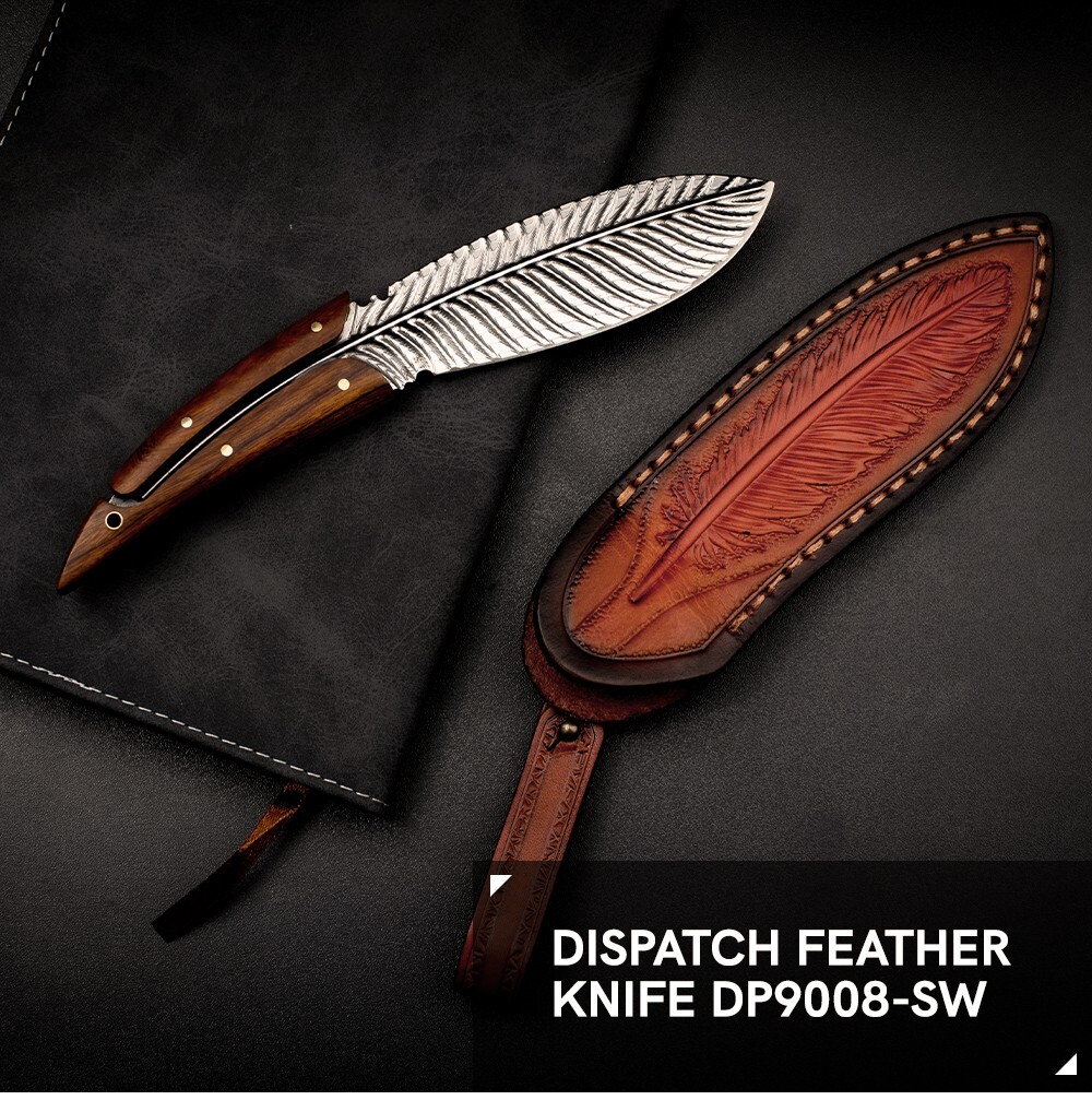 Damascus Steel Fixed Blade Knife Collectible Knives Fixed Blade Knife Full Tang