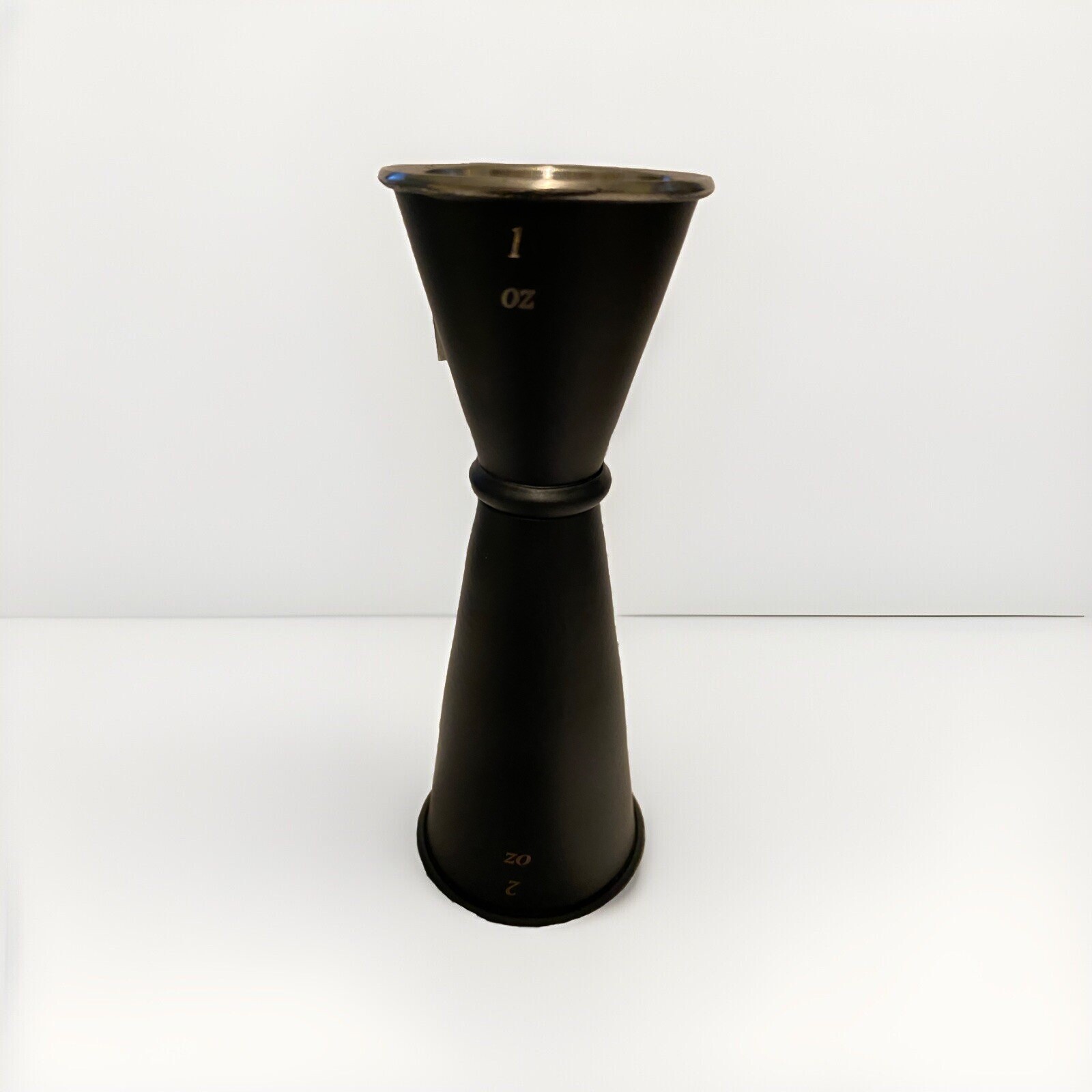 Stainless Measuring Black JIGGER 1 oz. X 2 oz. Japanese Style Cocktail Bar Shot