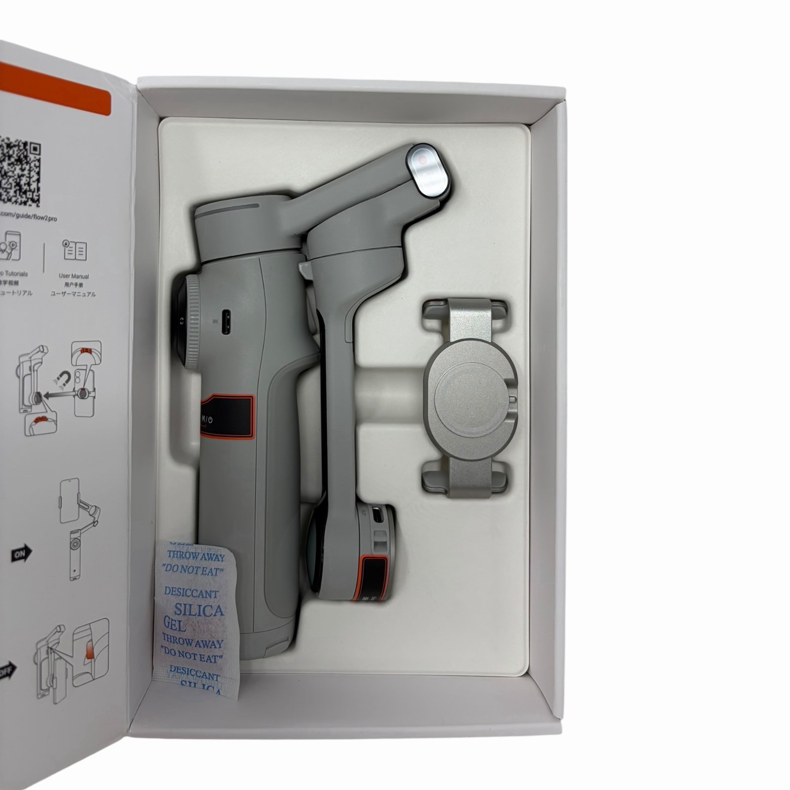 Flow 2 Pro 3-Axis AI-Powered Smartphone Gimbal Creator Bundle - Stone Gray